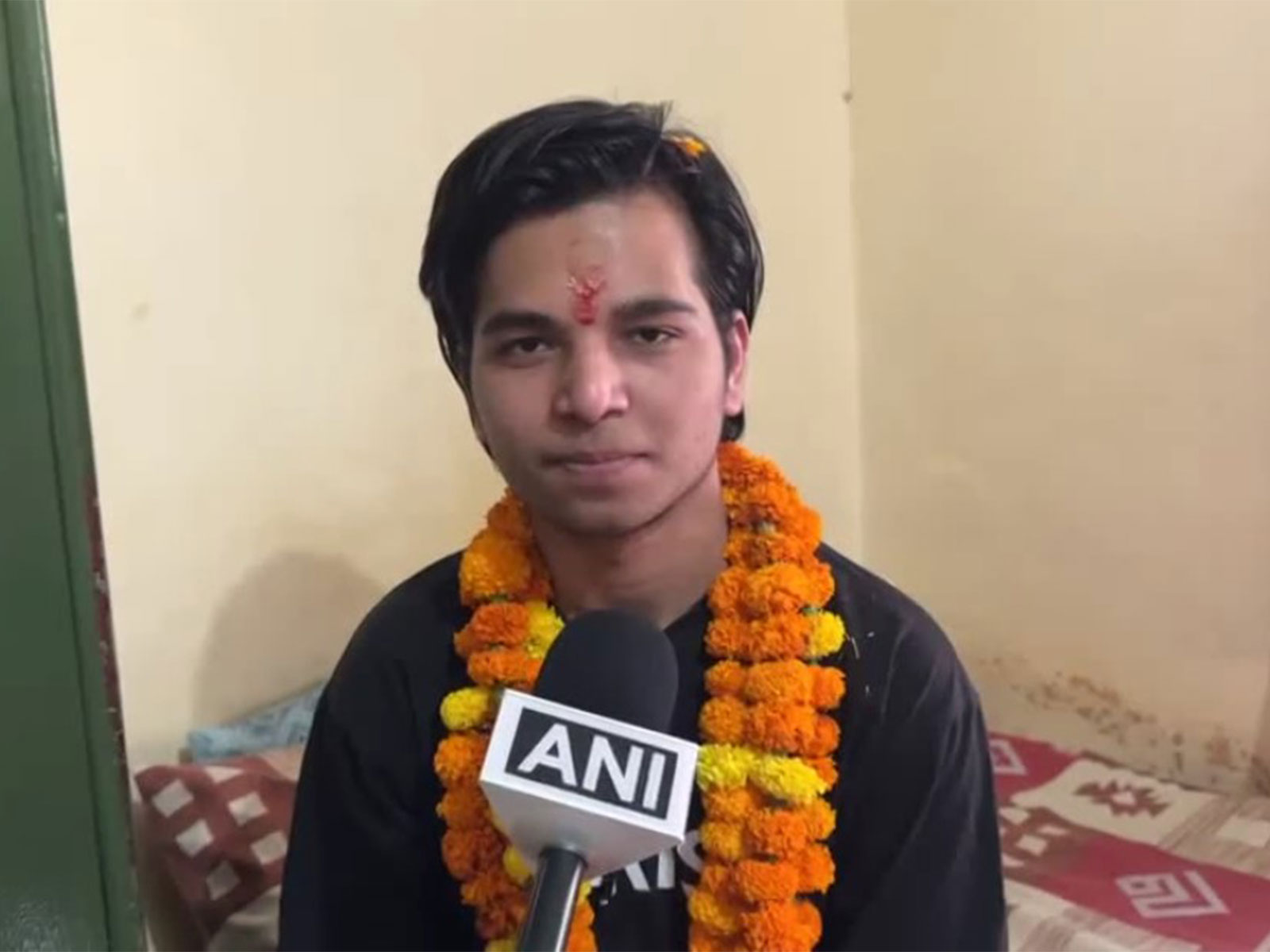 Aryan from Saraswati Vidya Mandir Inter College, Rishikesh (Photo/ANI)