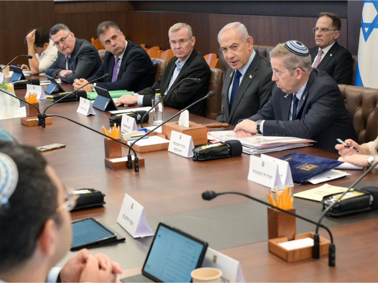 Israeli Prime Minister Benjamin Netanyahu speaking at the start of a government meeting (Photo/IsraelPMO) Israeli Prime Minister Benjamin Netanyahu speaking at the start of a government meeting (Photo/IsraelPMO)