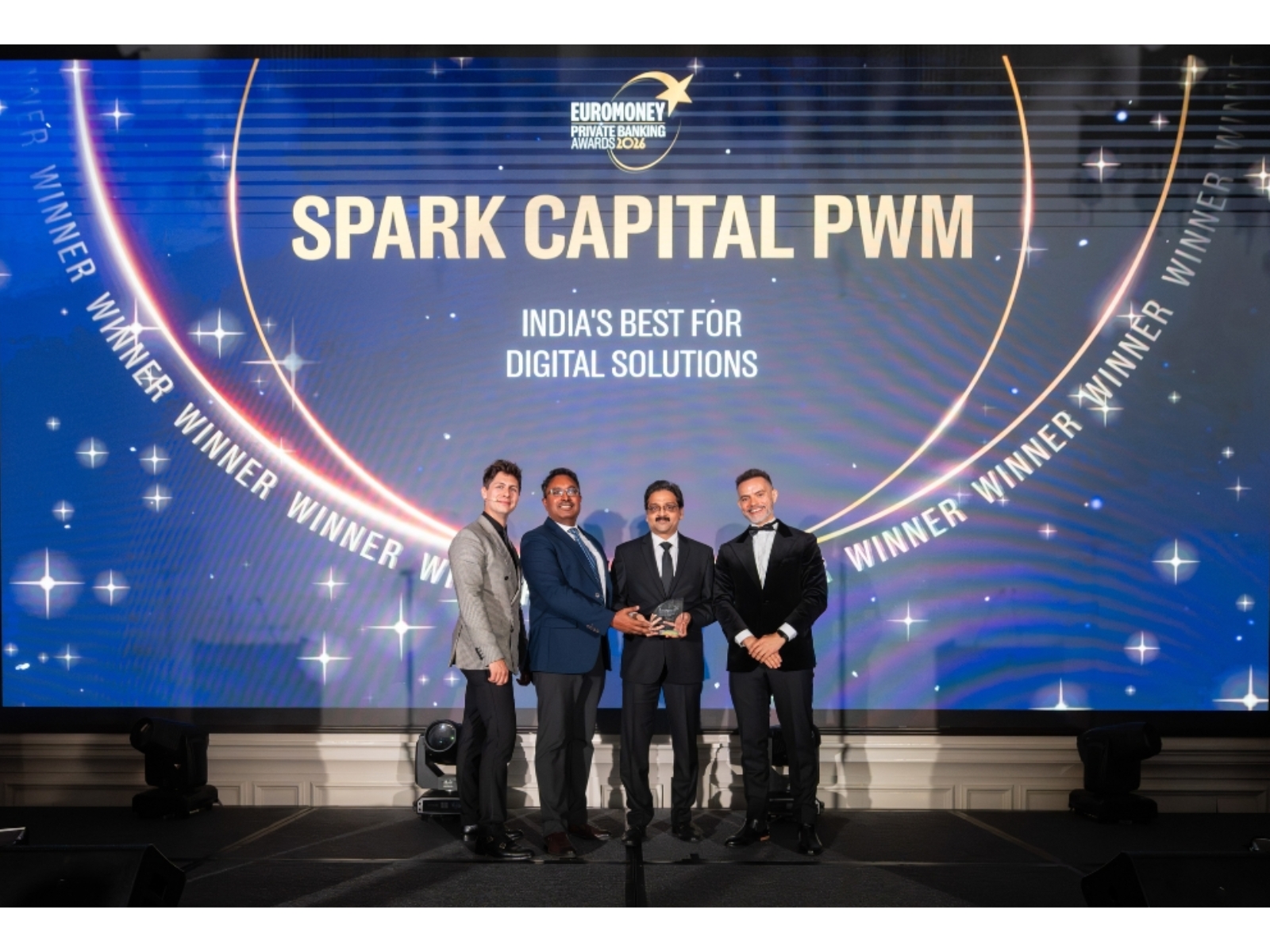 Spark Capital PWM Claims Three Global WealthTech Awards, Cementing Its Position as India's Technology-Forward Wealth Manager Spark Capital PWM Claims Three Global WealthTech Awards, Cementing Its Position as India's Technology-Forward Wealth Manager
