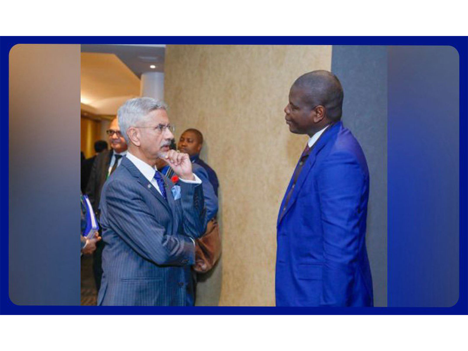 External Affairs Minister S Jaishankar with South Africa’s Foreign Minister Ronald Lamola (Photo: X@DrSJaishankar) External Affairs Minister S Jaishankar with South Africa’s Foreign Minister Ronald Lamola (Photo: X@DrSJaishankar)