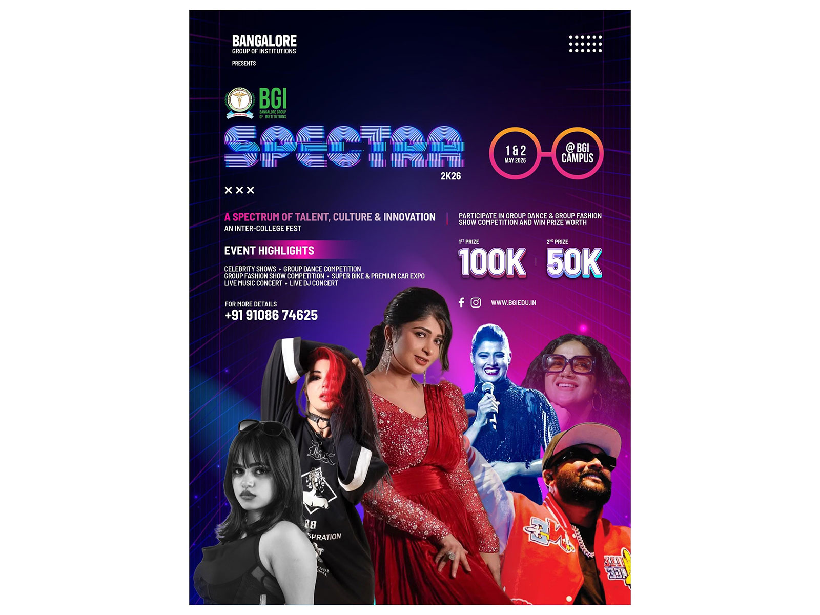 Spectra 2026: Bangalore’s Ultimate Cultural Explosion Set to Ignite This May Spectra 2026: Bangalore’s Ultimate Cultural Explosion Set to Ignite This May