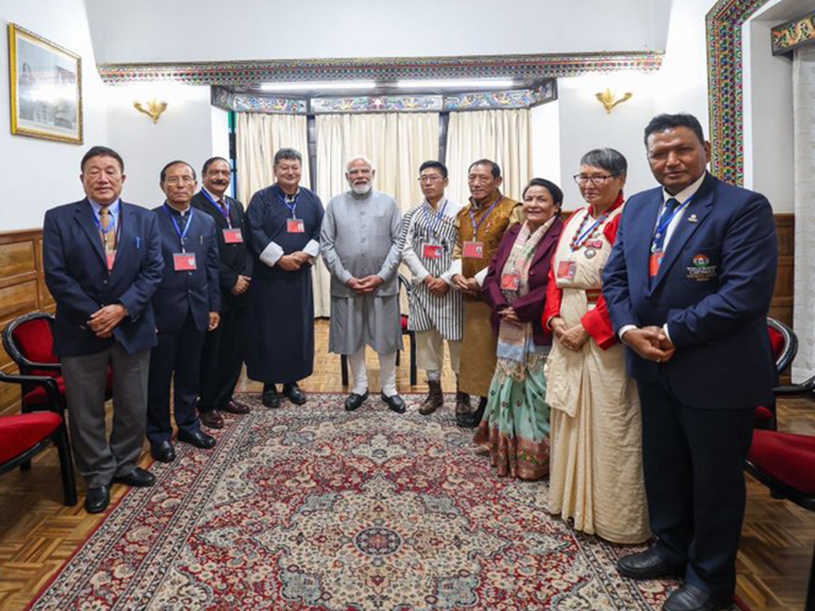 PM Modi Interacts with Padma Awardees (Photo/ANI)