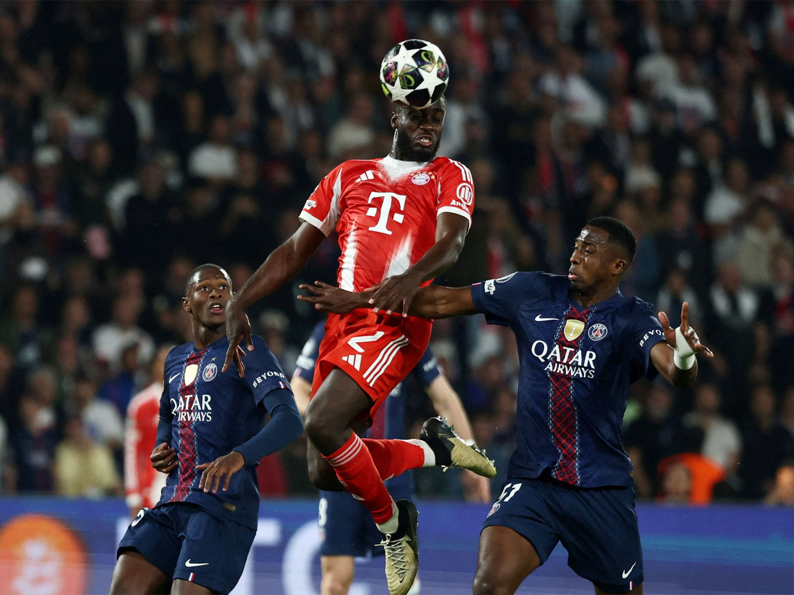 PSG and Bayern Munich players in action (Photo: Reuters)