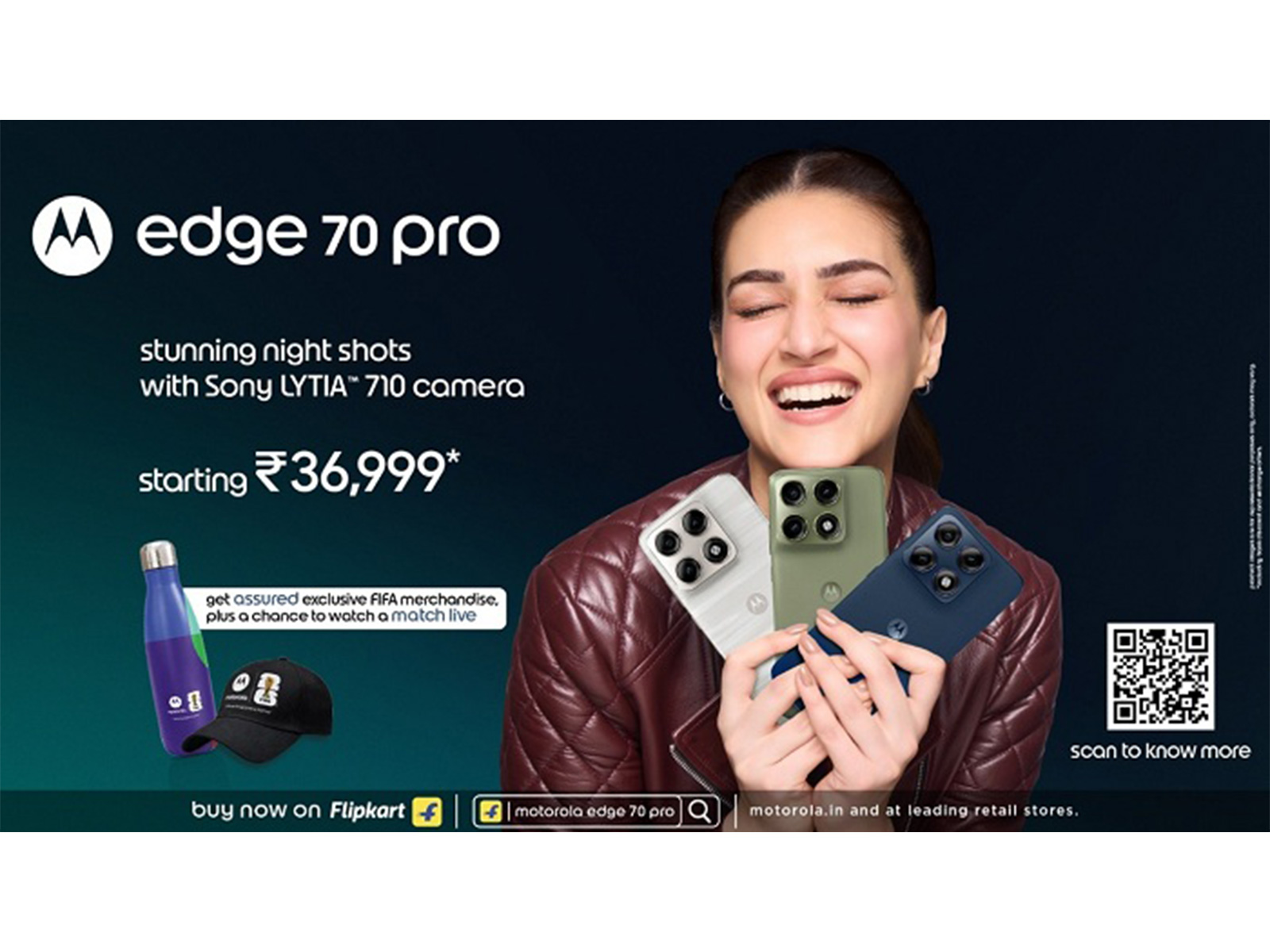 motorola edge 70 pro goes on sale at Rs 36,999* motorola edge 70 pro goes on sale at Rs 36,999*