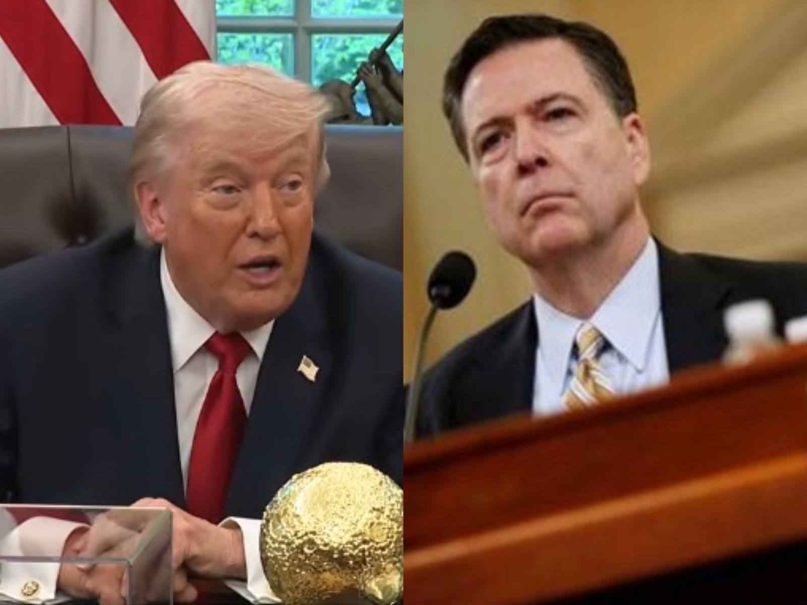 US President Donald Trump, Former FBI Director James Comey (Photo/YouTube/Reuters) US President Donald Trump, Former FBI Director James Comey (Photo/YouTube/Reuters)