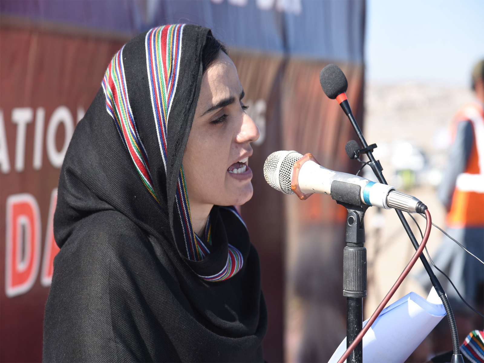 Baloch Yakjehti Committee (BYC) leader Mahrang Baloch (File Photo: X@MahrangBaloch_)