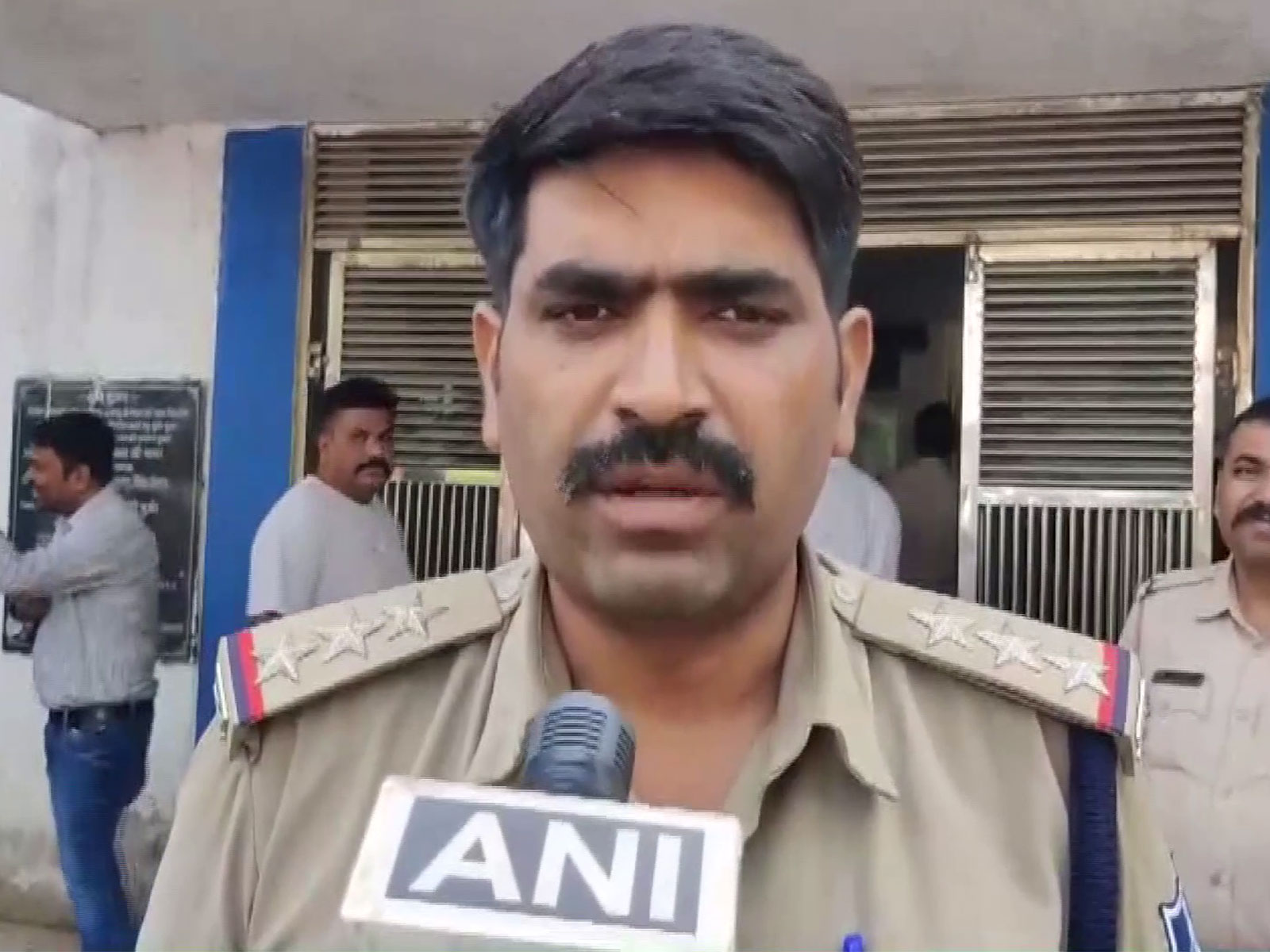 Biaora police station in-charge Virendra Dhakad (Photo/ANI)