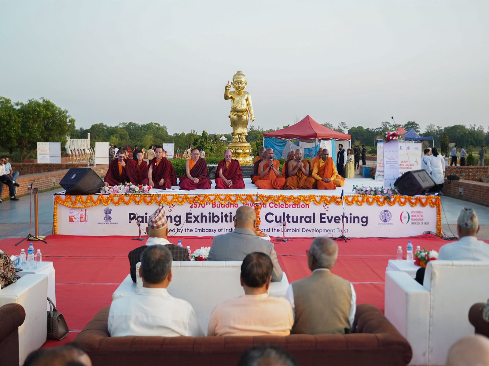 Celebration of Buddha Jayanti in Lumbini (Photo: X@IndiaInNepal)