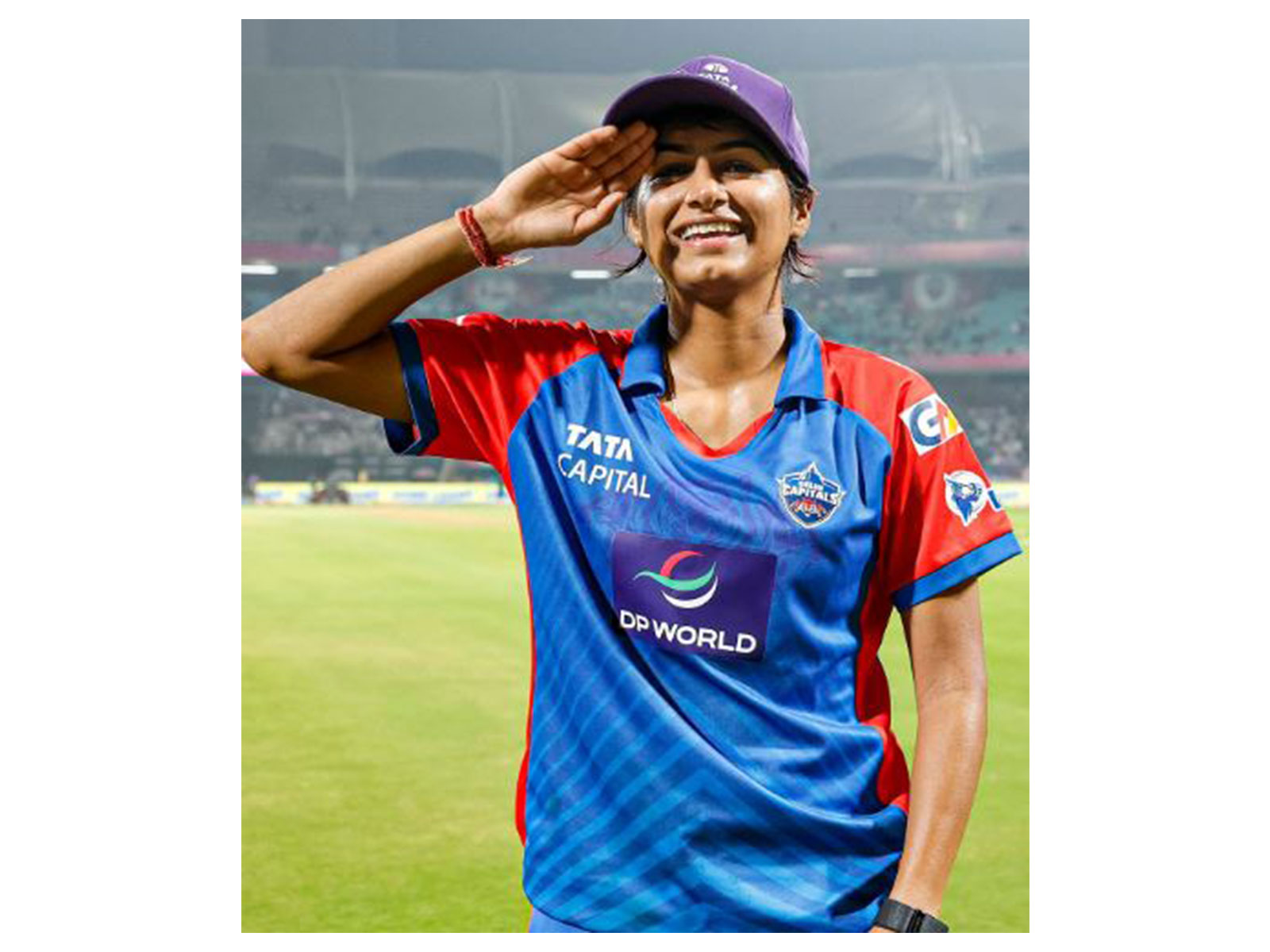 Nandani Sharma. (Photo: @DelhiCapitals X)