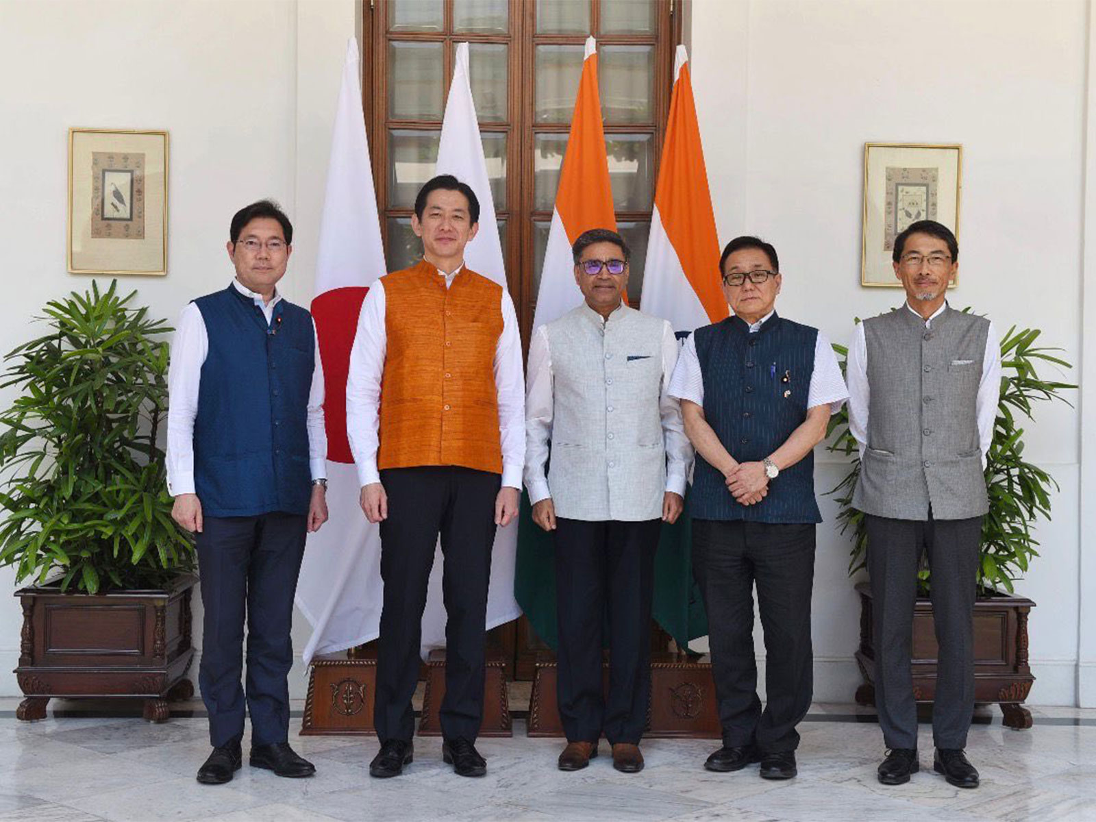 FS Vikram Misri with Takayuki Kobayashi, Chairperson of the Policy Research Council of Japan’s Liberal Democratic Party (Photo/ X@MEAIndia)