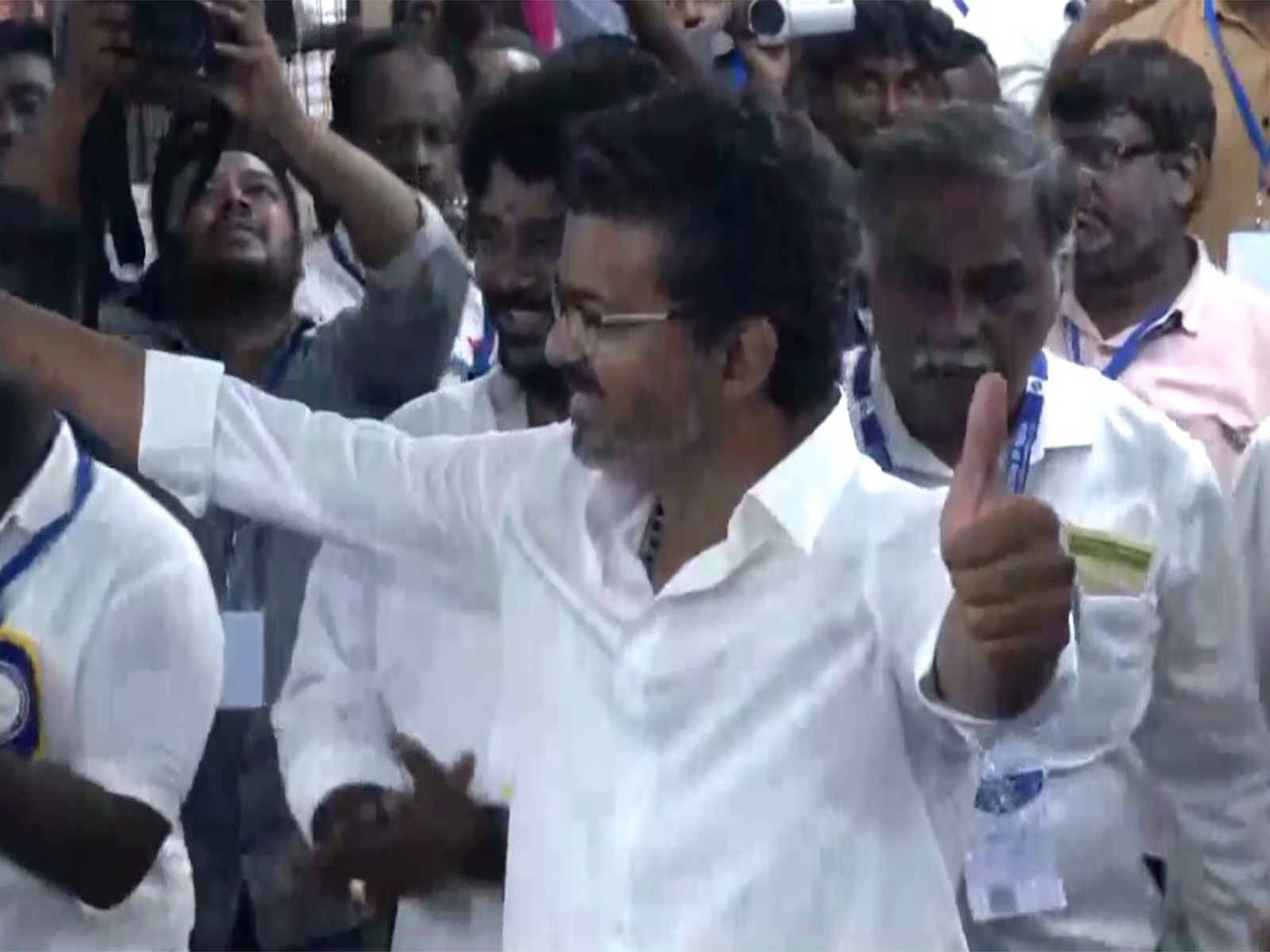 Tamilaga Vettri Kazhagam (TVK) chief Vijay (Photo/ANI)