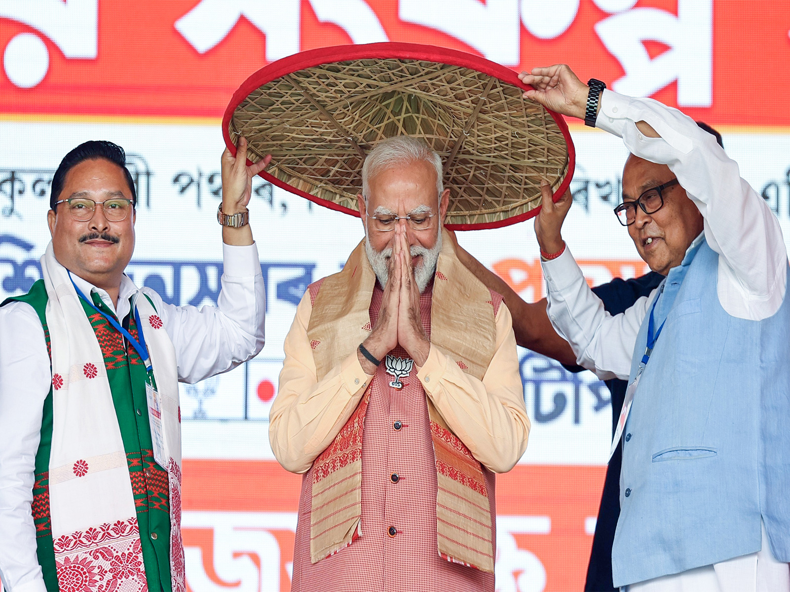 PM Modi during a massive public meeting in Assam (File Photo/ANI)