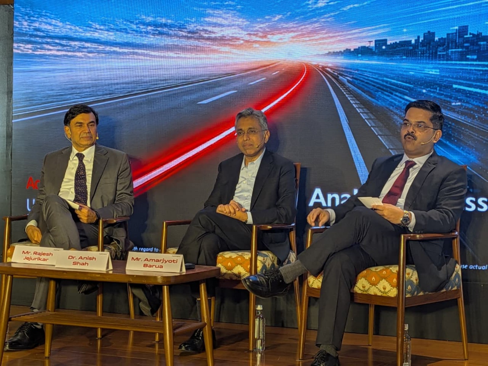 Rajesh Jejurikar (L), Anish Shah (C) and Amarjyoti Barua (R) (Photo/ANI) Rajesh Jejurikar (L), Anish Shah (C) and Amarjyoti Barua (R) (Photo/ANI)