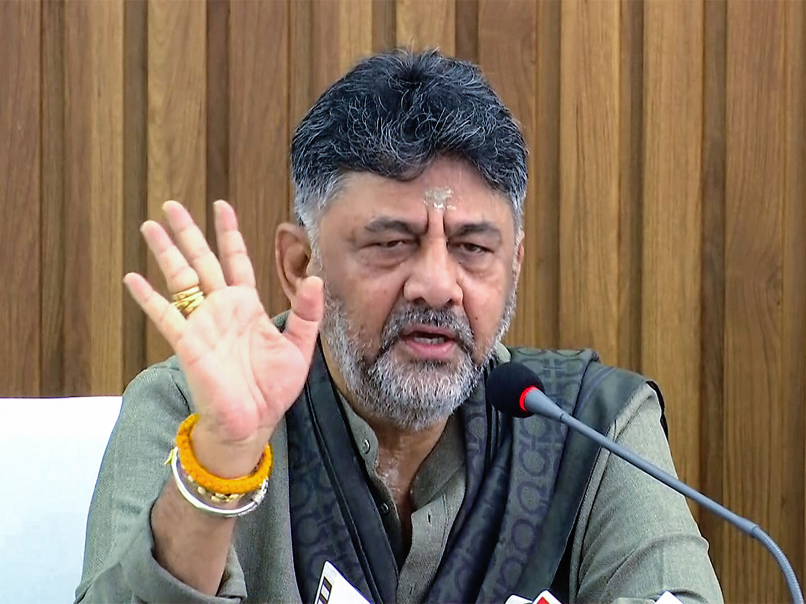 Karnataka Deputy CM DK Shivkumar (File photo/ANI)
