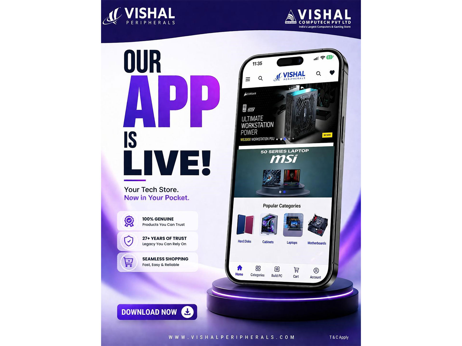 Vishal Peripherals Goes Mobile: A New Era for Tech Shopping in India Vishal Peripherals Goes Mobile: A New Era for Tech Shopping in India