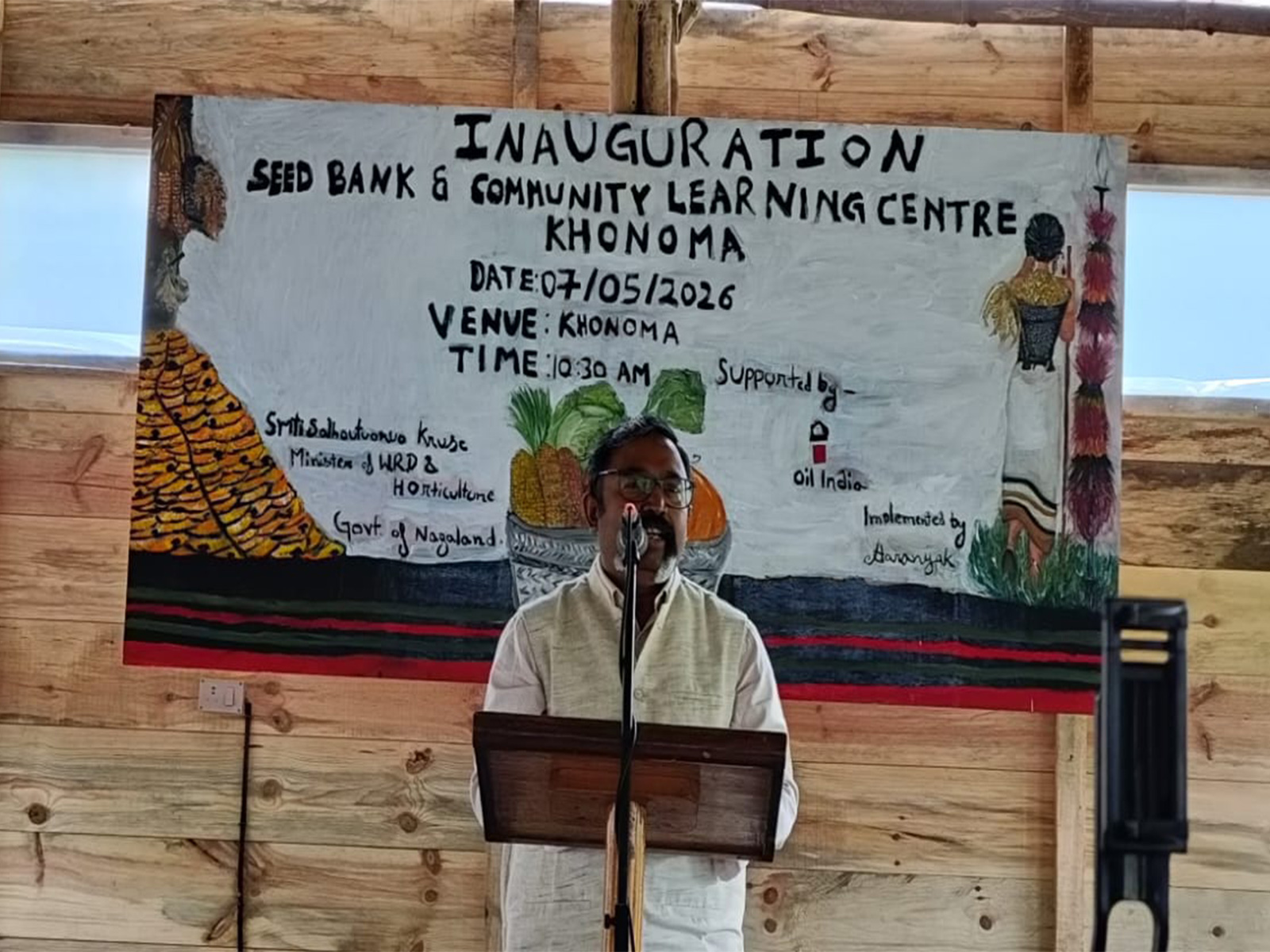Seed Bank & Community Learning Centre inauguration in Khonoma (Photo/ANI)