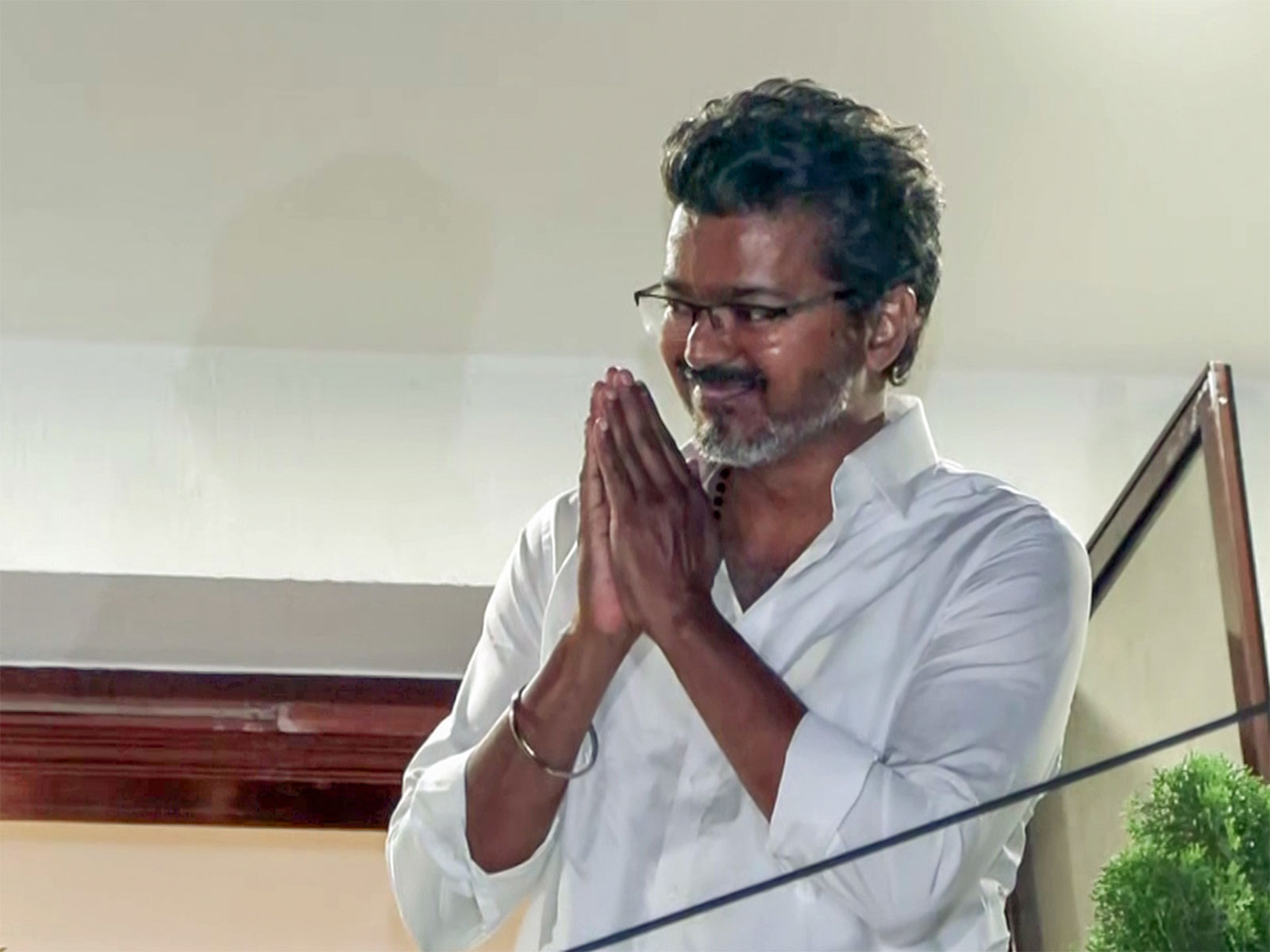 Tamilaga Vettri Kazhagam chief Vijay (File Photo/ANI)