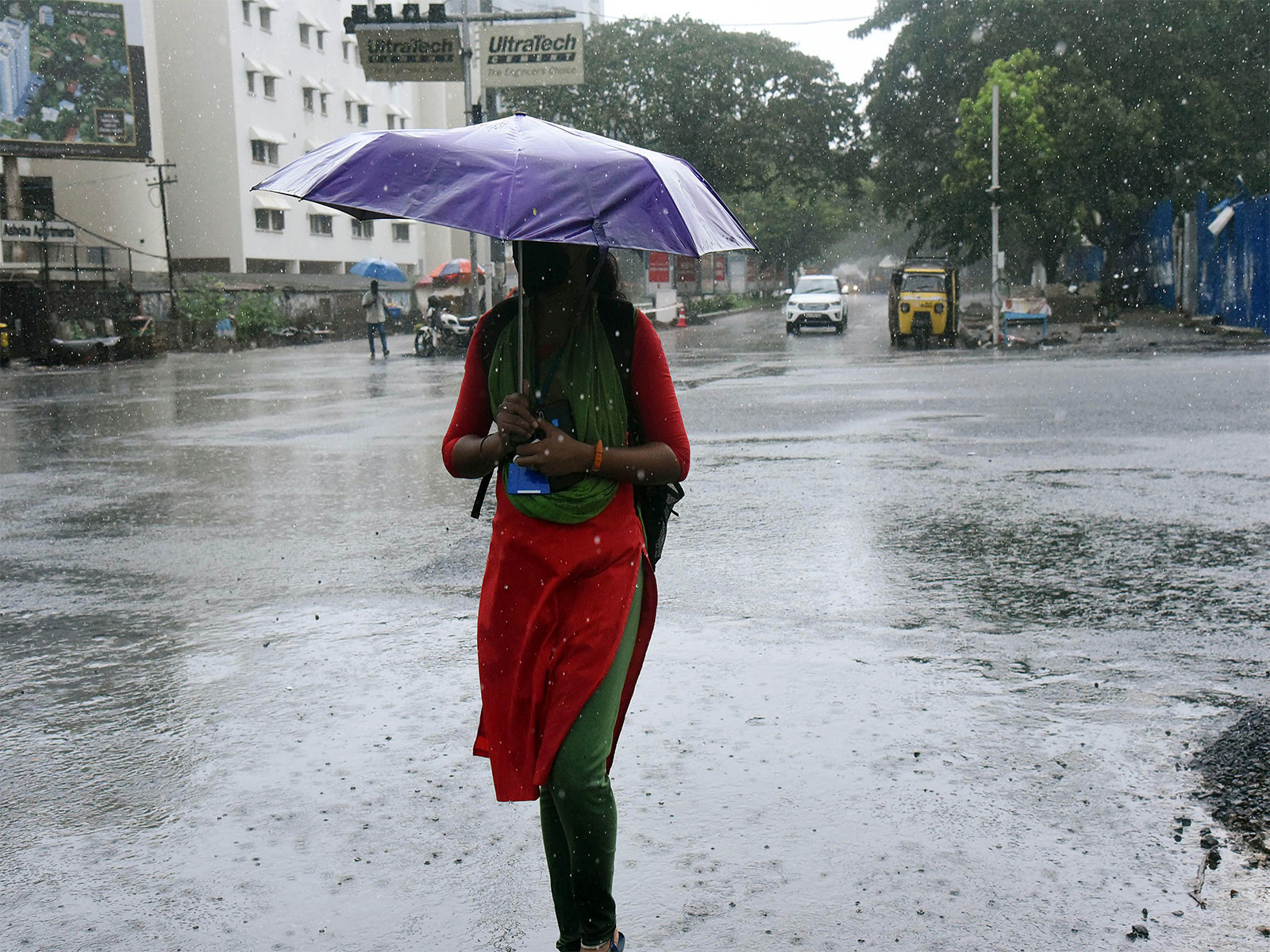 A File photo of heavy rain in Kochi in June 2025 (file Photo/ANI)