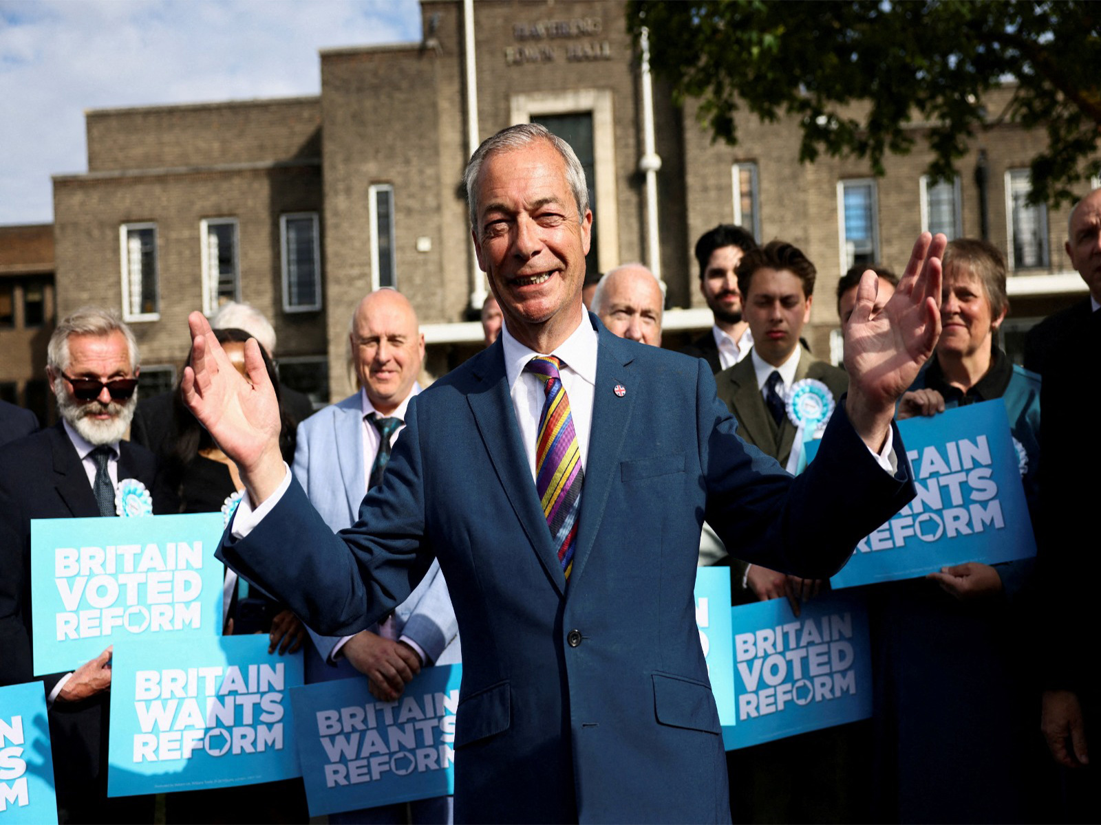 Far-right-populist MP and leader of Reform UK, Nigel Farage (Photo/Reuters)