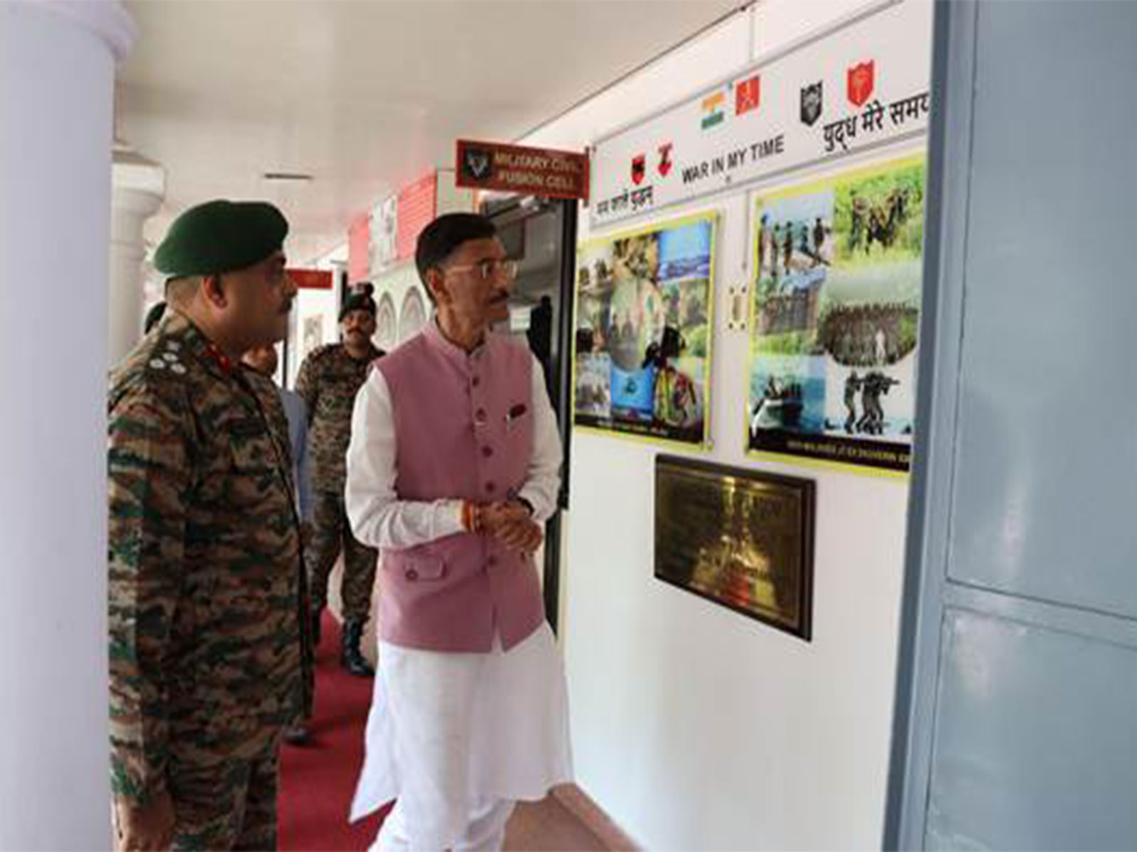 Union MoS Sanjay Seth visits Trivandrum military station (Photo/PIB) Union MoS Sanjay Seth visits Trivandrum military station (Photo/PIB)