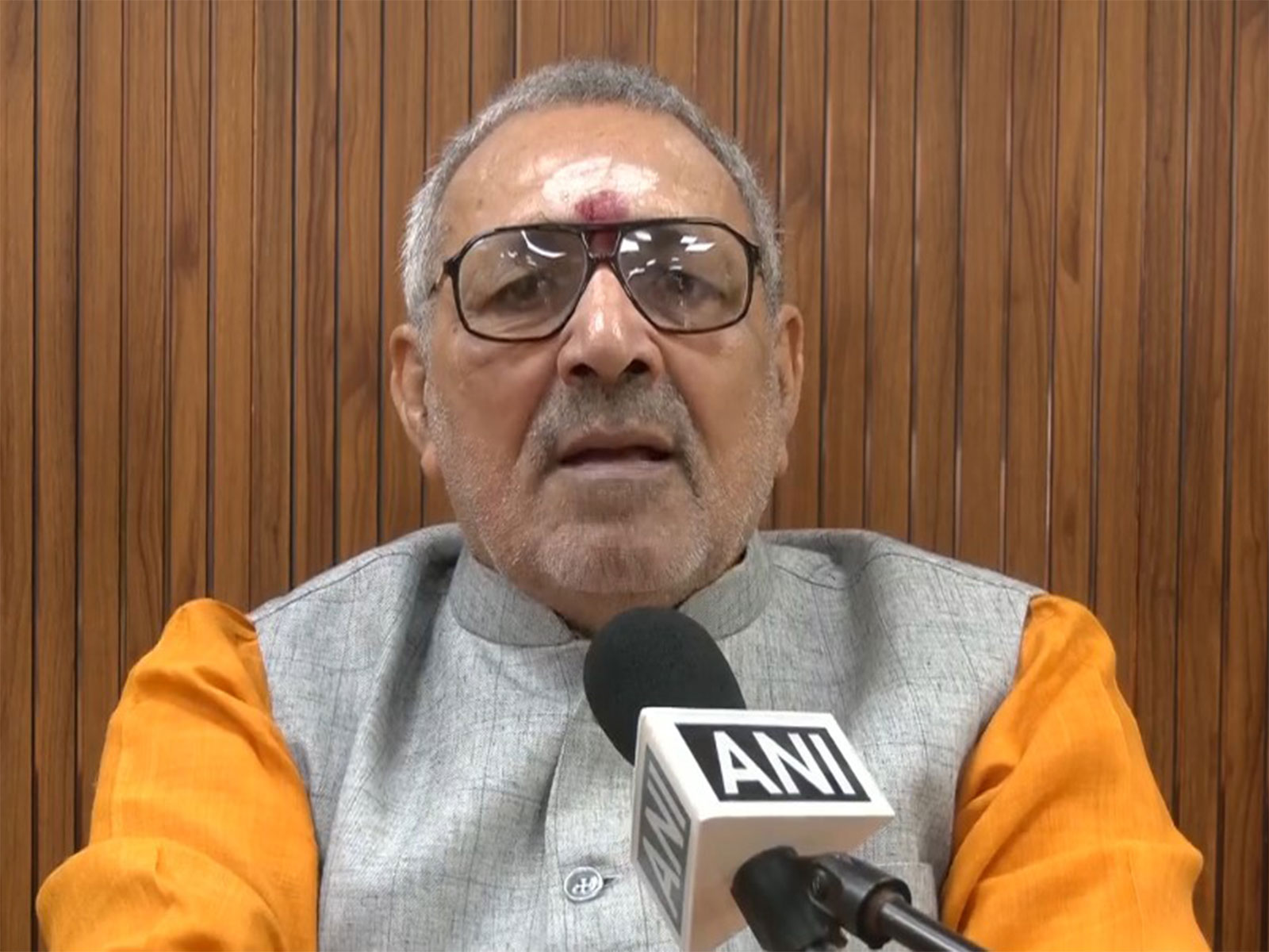 Union Minister Giriraj Singh (Photo/ANI)