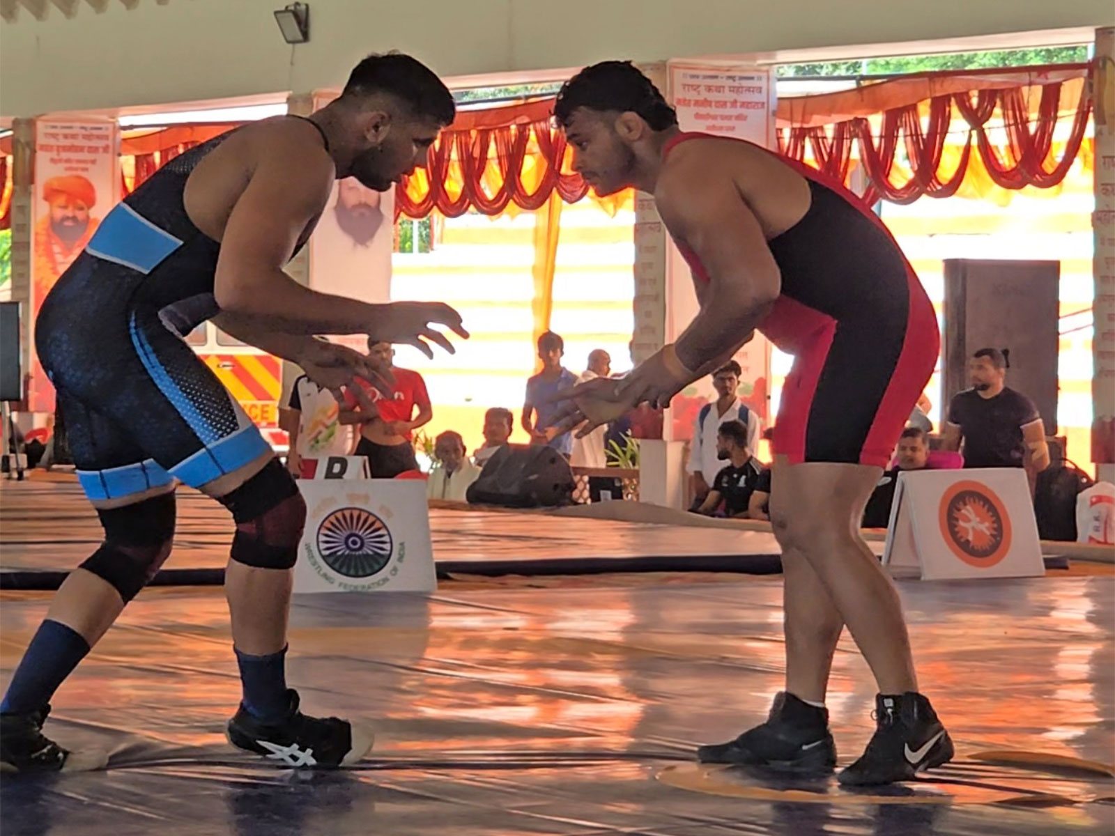 Deepak Punia in action at the Senior Open Ranking Tournament 2026 (Photo: WFI)