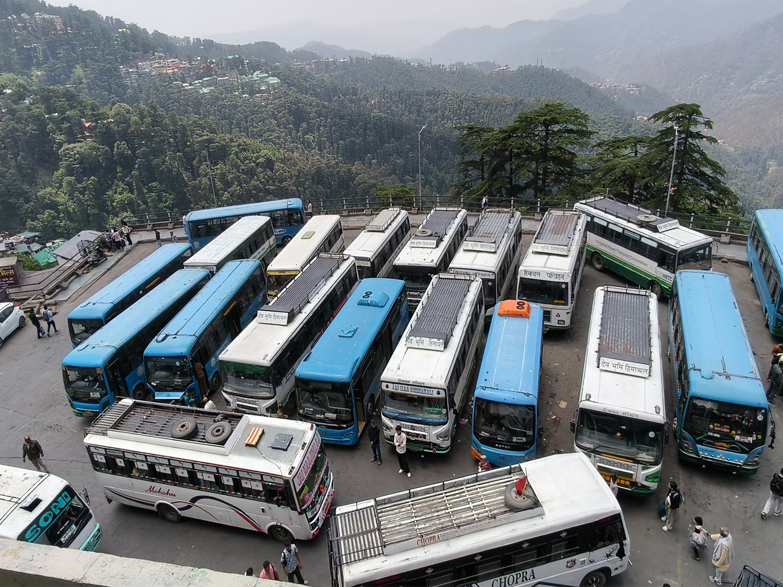 Bus depot in Shimla (Photo/ANI)