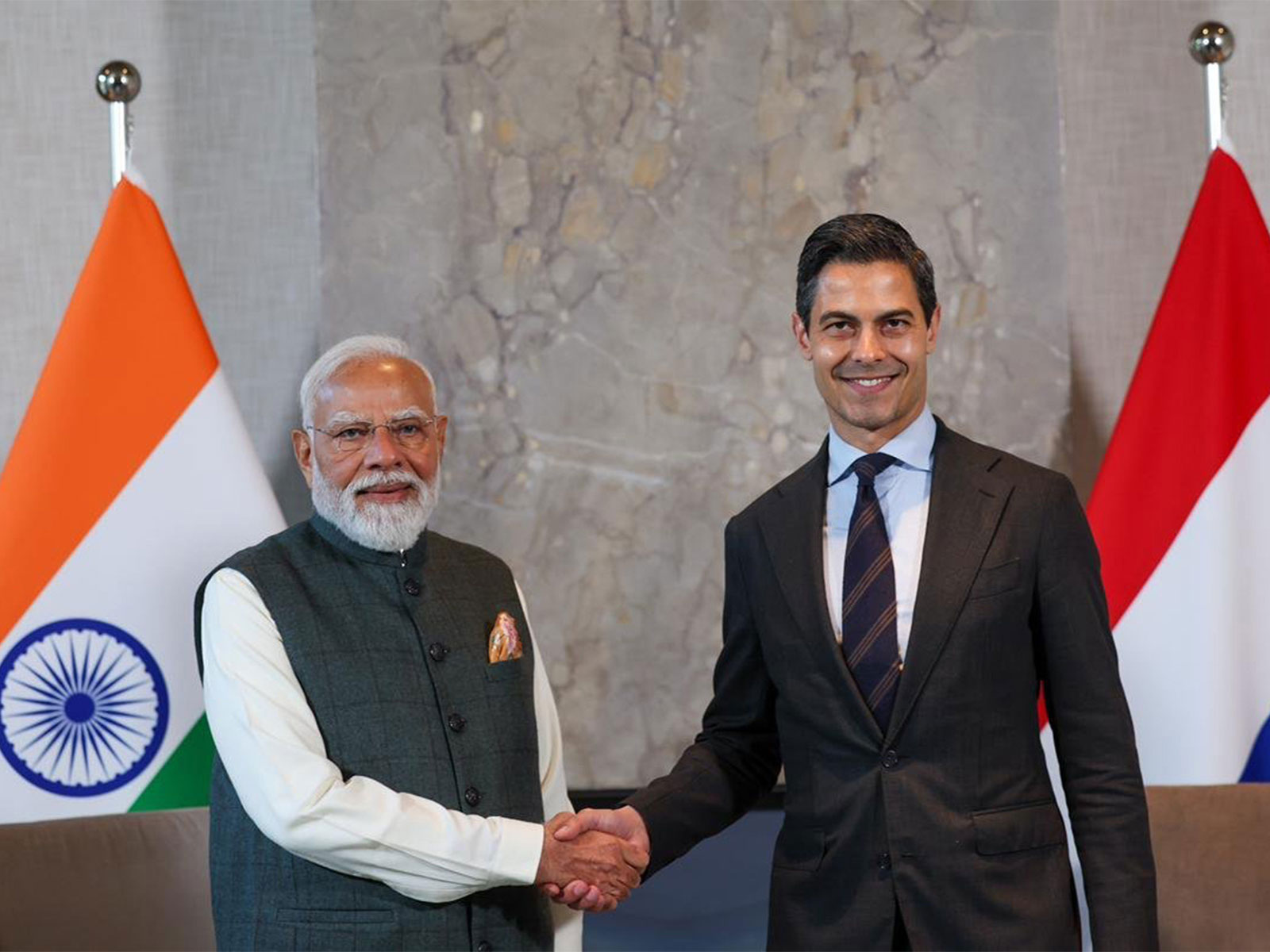 Prime Minister Narendra Modi and Dutch Prime Minister Rob Jetten (Photo: X/@narendramodi) Prime Minister Narendra Modi and Dutch Prime Minister Rob Jetten (Photo: X/@narendramodi)