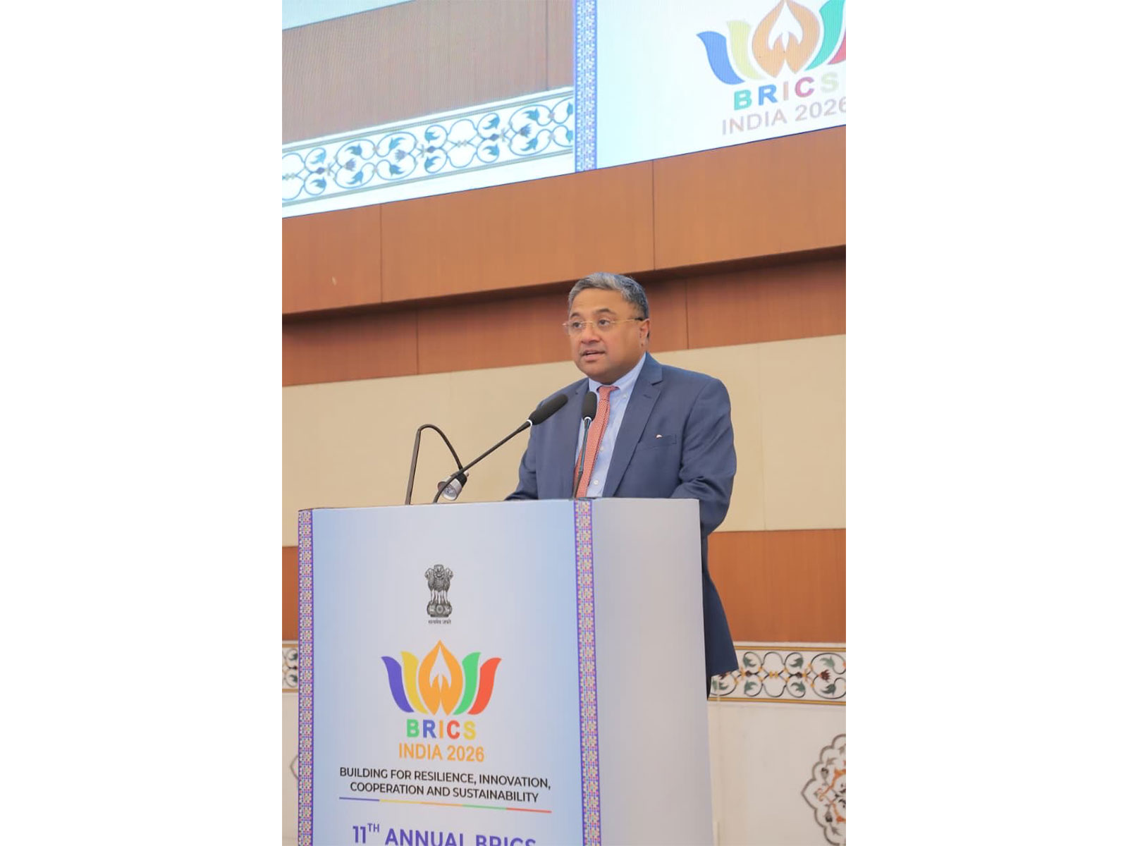 Sibi George, Secretary (West) in the Ministry of External Affairs (Photo: X@MEAIndia) Sibi George, Secretary (West) in the Ministry of External Affairs (Photo: X@MEAIndia)