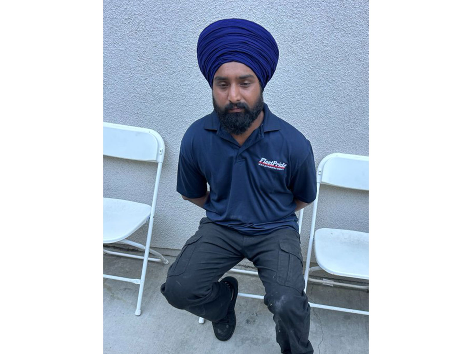 Image of Parminderpal Singh (26) shared by ICE Los Angeles after arrest (Photo/X/@EROLosAngeles) Image of Parminderpal Singh (26) shared by ICE Los Angeles after arrest (Photo/X/@EROLosAngeles)