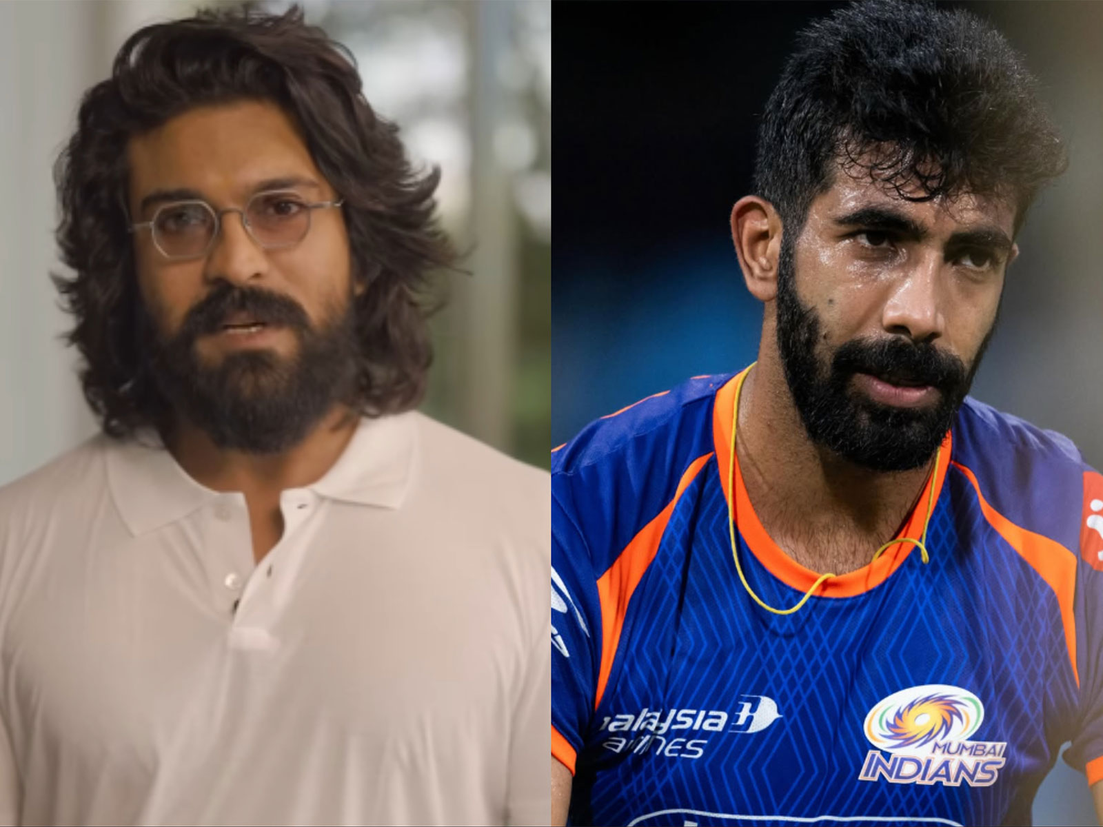 Ram Charan, Jasprit Bumrah (Photo/Instagram/@alwaysramcharan,@jaspritb1) Ram Charan, Jasprit Bumrah (Photo/Instagram/@alwaysramcharan,@jaspritb1)