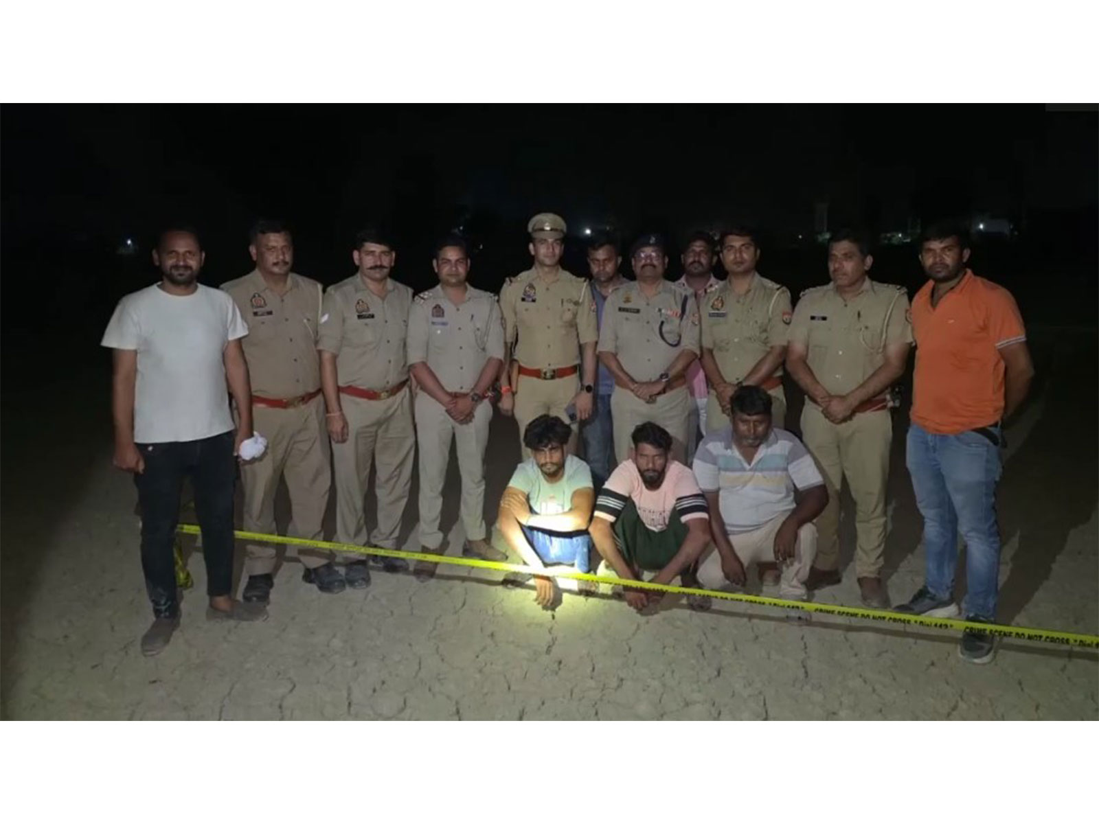 Three injured in police encounter (Photo/ANI) Three injured in police encounter (Photo/ANI)