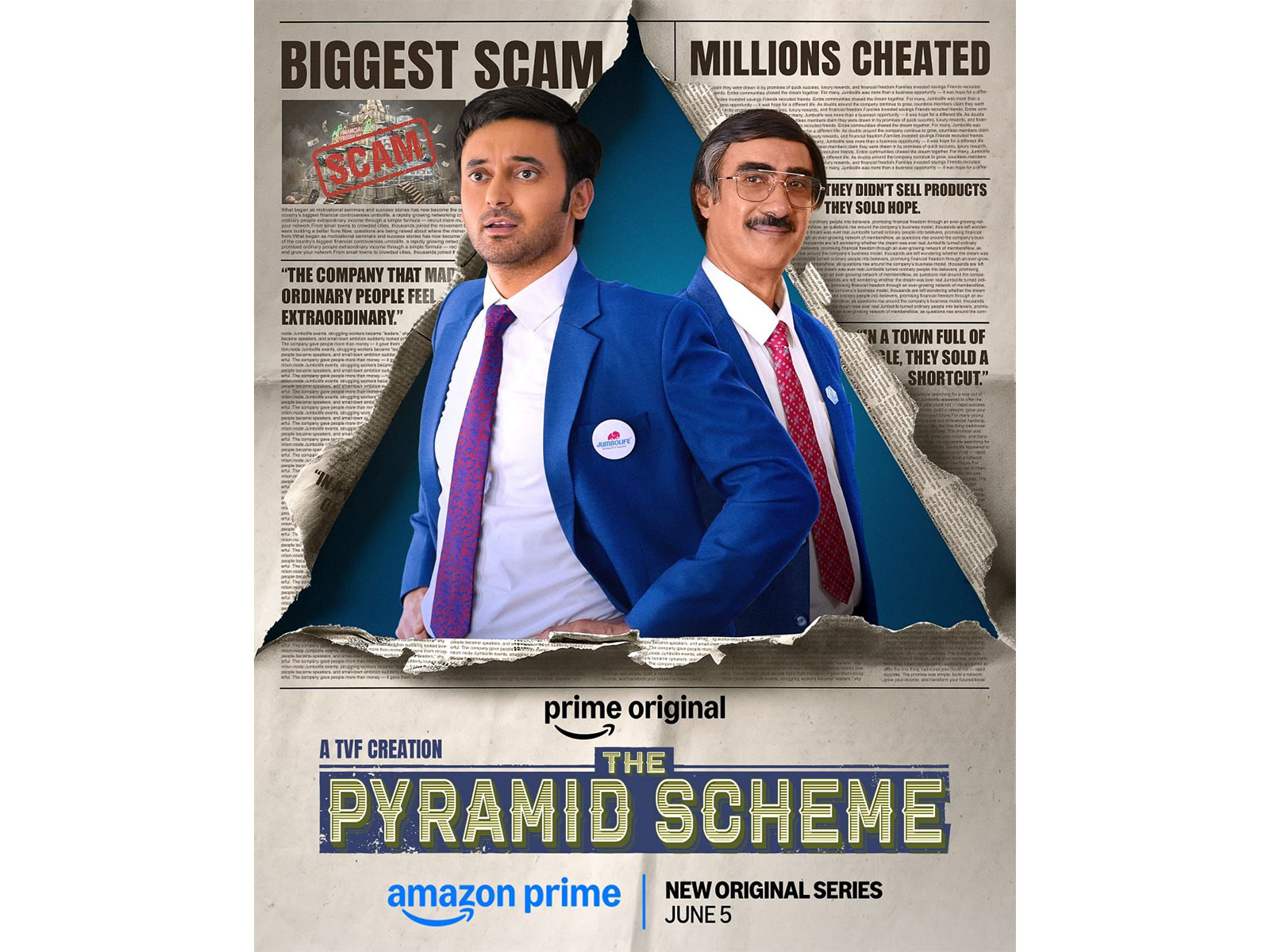 Poster of The Pyramid Scheme (Image source: Prime Video) Poster of The Pyramid Scheme (Image source: Prime Video)