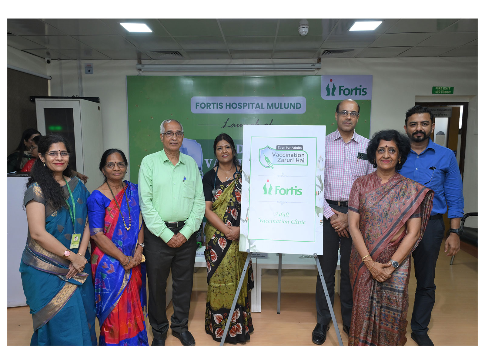 Adult Vaccination Clinic inaugurated at Fortis Hospital Mulund by (L-R) Dr S Amey, chief guest Padma Shri Dr Himmatrao Bawaskar, Dr K Sabnis, Dr V Beri, Dr S Narayani and Dr S Gore Adult Vaccination Clinic inaugurated at Fortis Hospital Mulund by (L-R) Dr S Amey, chief guest Padma Shri Dr Himmatrao Bawaskar, Dr K Sabnis, Dr V Beri, Dr S Narayani and Dr S Gore