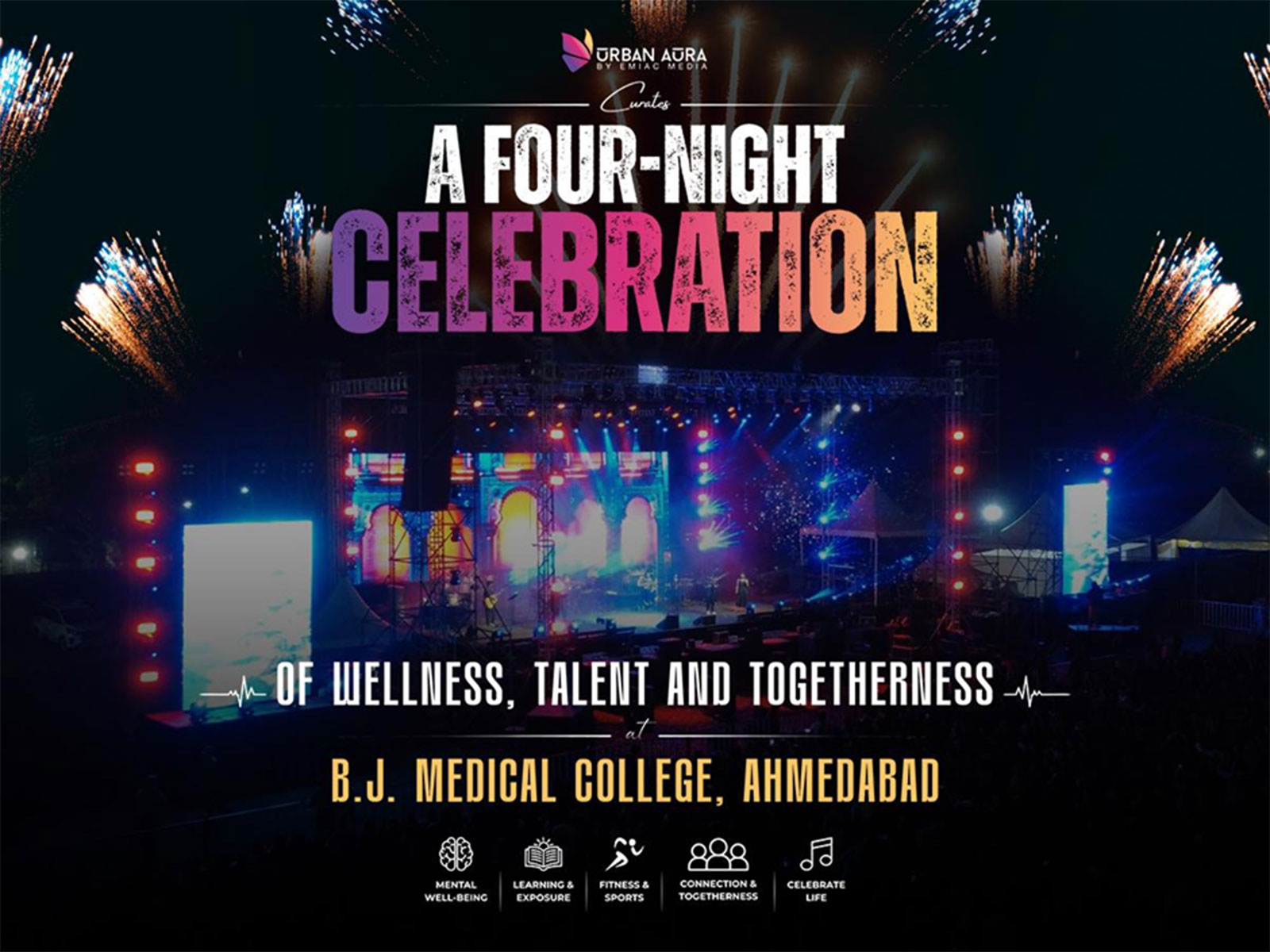 Urban Aura Curates a Four-Night Celebration of Wellness, Talent, and Togetherness at B.J. Medical College Urban Aura Curates a Four-Night Celebration of Wellness, Talent, and Togetherness at B.J. Medical College