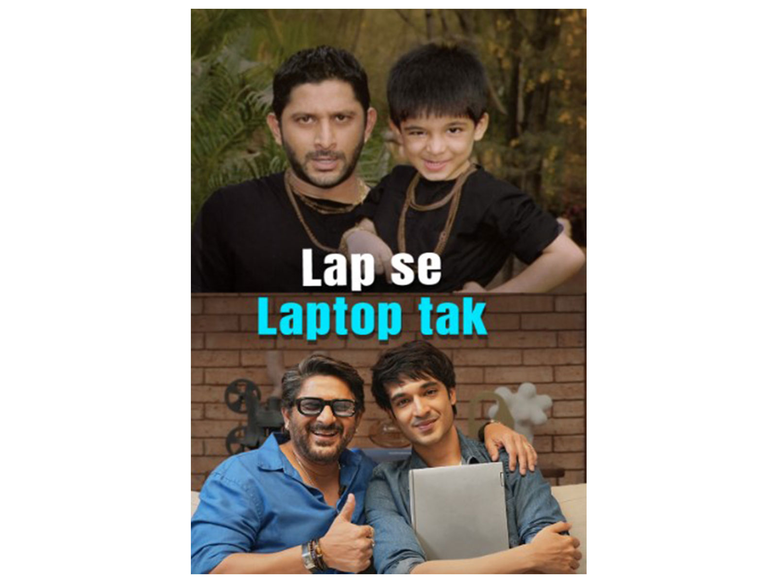Arshad Warsi with Vir Hirani (Image source: Arshad's Instagram) Arshad Warsi with Vir Hirani (Image source: Arshad's Instagram)