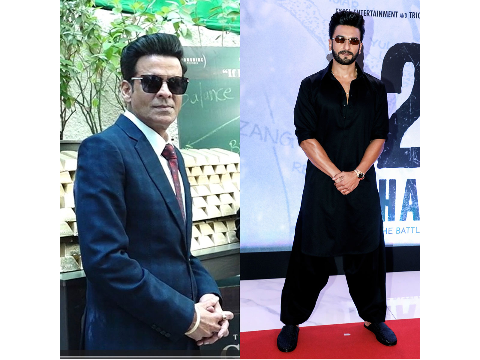 Manoj Bajpayee, Ranveer Singh (Photo/ANI) Manoj Bajpayee, Ranveer Singh (Photo/ANI)