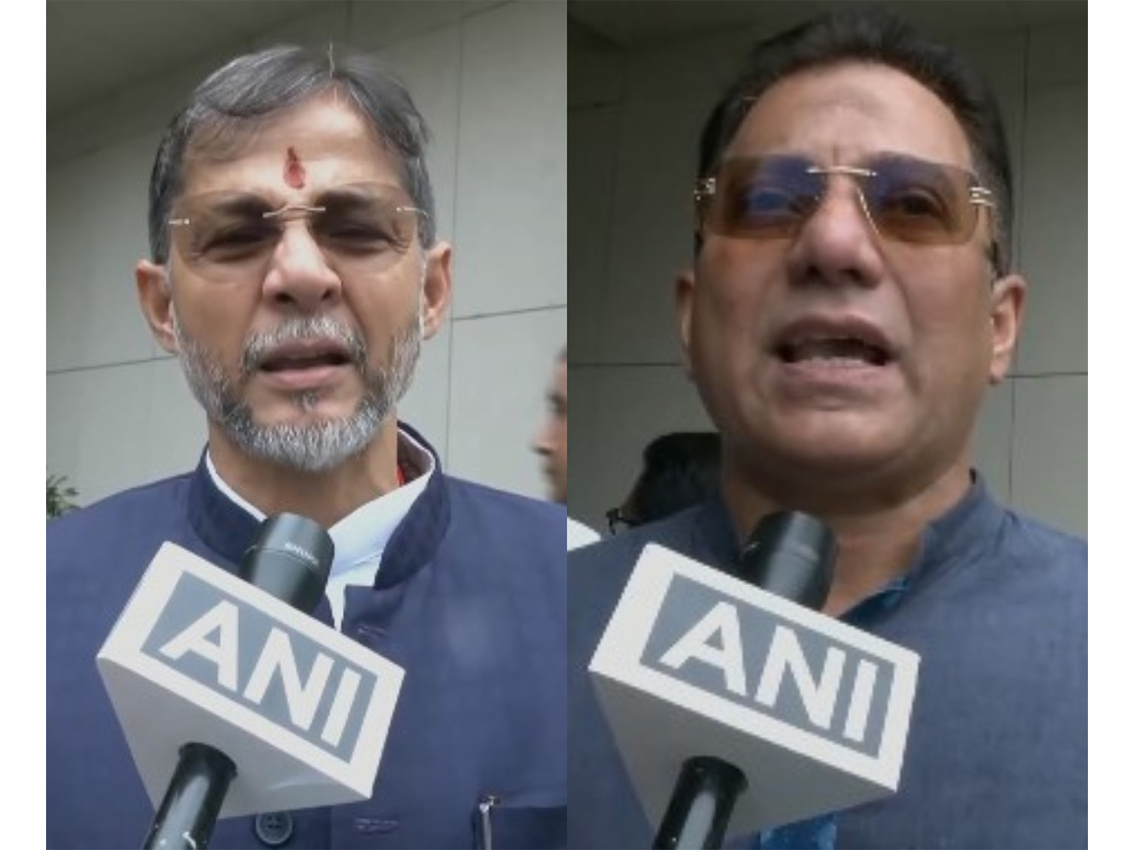 BJP MLA Diganta Kalita and Congress MLA Aminur Rashid Choudhury (Photo/ANI) BJP MLA Diganta Kalita and Congress MLA Aminur Rashid Choudhury (Photo/ANI)