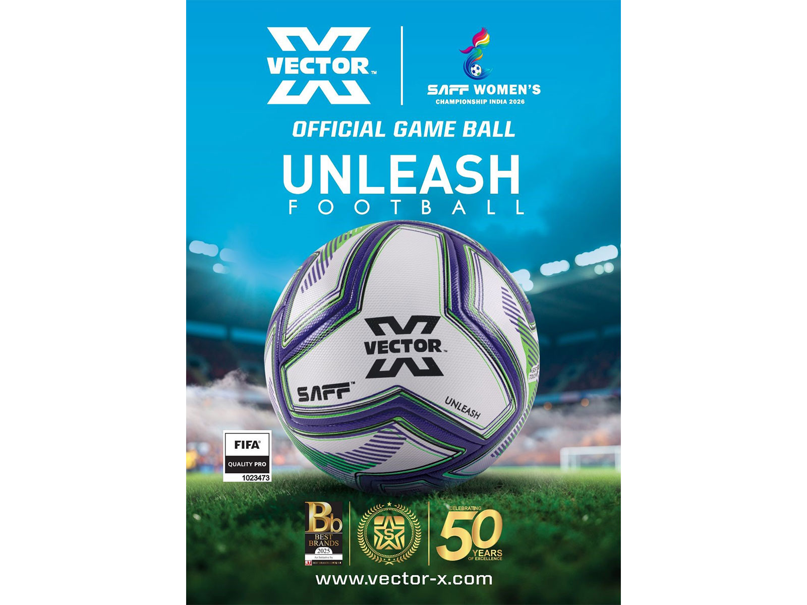 Vector X the Ball Partner of SAFF; Unveils New “Unleash Football” Campaign with Women’s Football Team in Goa Vector X the Ball Partner of SAFF; Unveils New “Unleash Football” Campaign with Women’s Football Team in Goa