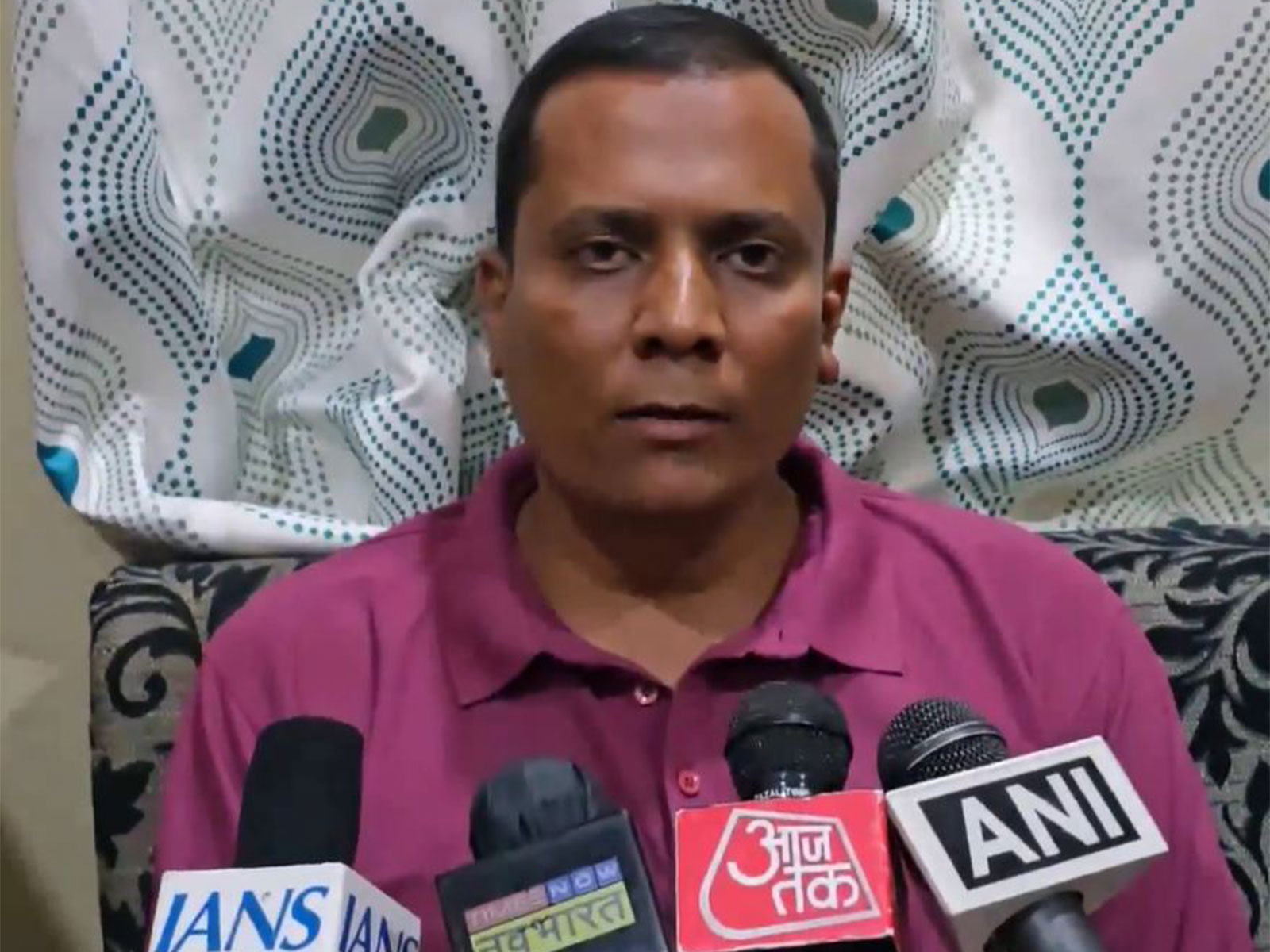 The father of 22-year-old Indian student Vidhi Megha, Kalpeshbhai Medha (Photo/ANI) The father of 22-year-old Indian student Vidhi Megha, Kalpeshbhai Medha (Photo/ANI)