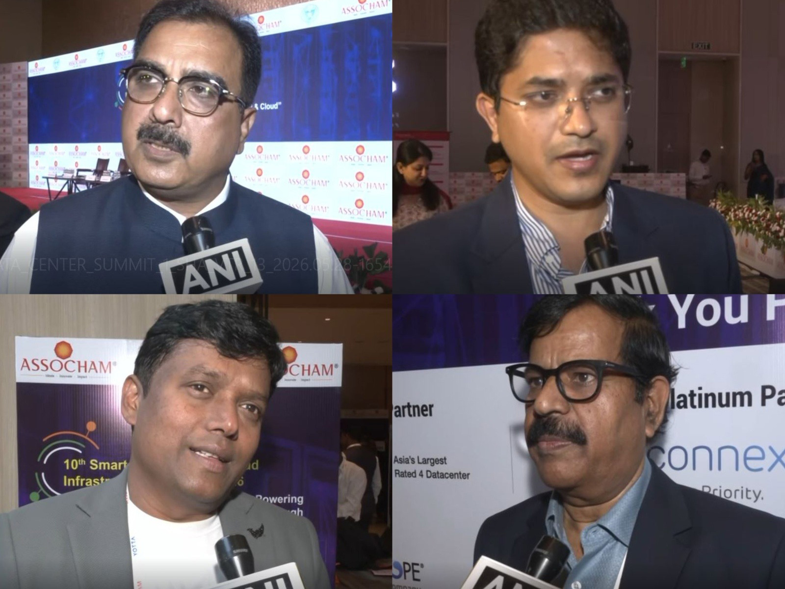 Nikhil Chakravarthi J, Commissioner/Director of Industries, Government of Telangana; Rambabu Boorugu, Co-Chairperson, ASSOCHAM Telangana and Executive Director of Pranava Group; Lovneesh Chanana, Senior Vice President & Head of Government Affairs (Asia Pacific), SAP ASIA Pte Ltd and Chair, ASSOCHAM IT/ITeS Council; Chandrasekhar Sarma Garimella, Director-Compliance at CtrIS (Photo/ANI) Nikhil Chakravarthi J, Commissioner/Director of Industries, Government of Telangana; Rambabu Boorugu, Co-Chairperson, ASSOCHAM Telangana and Executive Director of Pranava Group; Lovneesh Chanana, Senior Vice President & Head of Government Affairs (Asia Pacific), SAP ASIA Pte Ltd and Chair, ASSOCHAM IT/ITeS Council; Chandrasekhar Sarma Garimella, Director-Compliance at CtrIS (Photo/ANI)