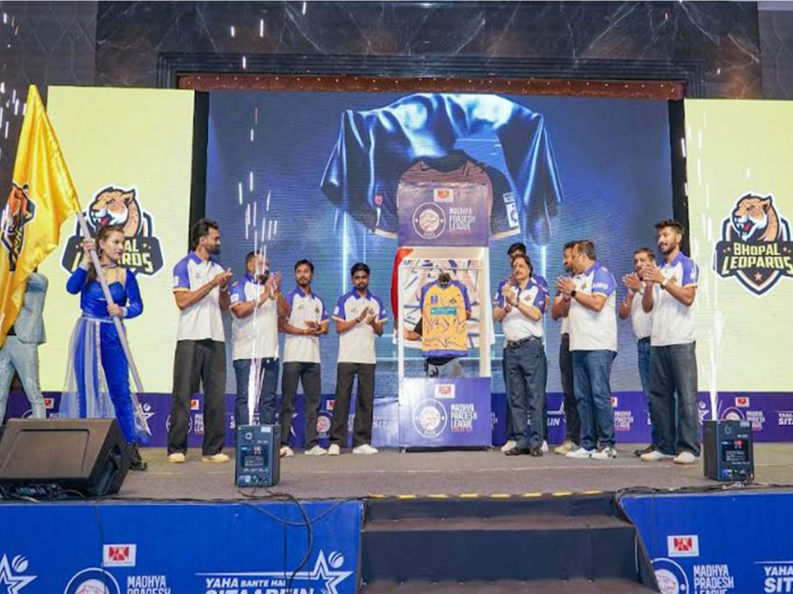 Bhopal Leopards jersey unveiling (Image: Bhopal Leopards)