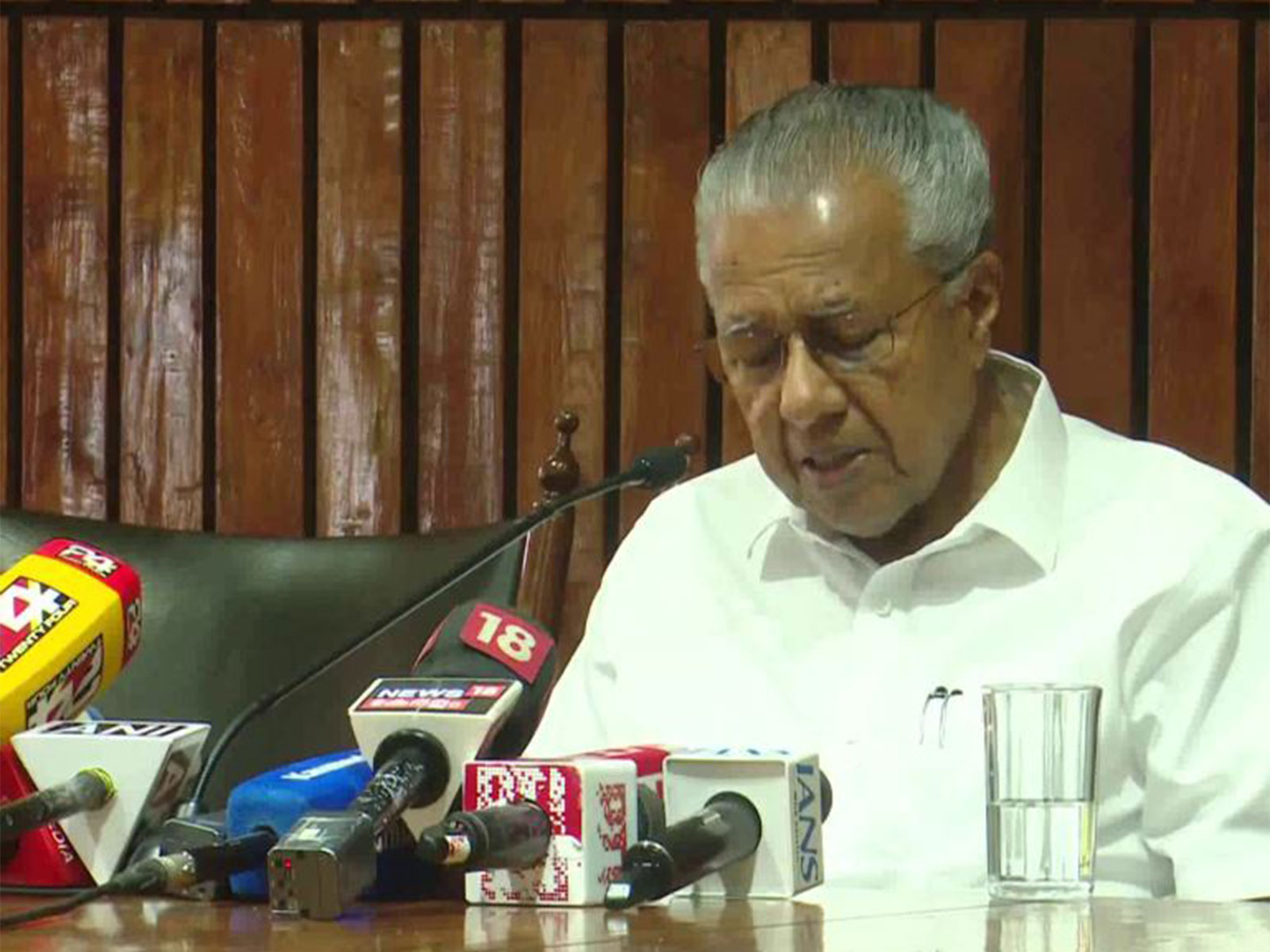 Former Keralam Chief Minister and Opposition Leader Pinarayi Vijayan (Photo/ANI)