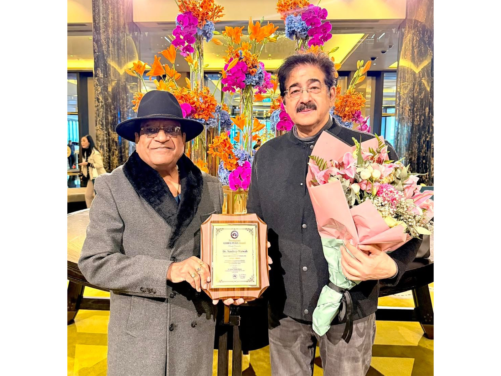Dr. Sandeep Marwah Honoured with Prestigious GLOBAL PEACE Award in Melbourne, Australia Dr. Sandeep Marwah Honoured with Prestigious GLOBAL PEACE Award in Melbourne, Australia