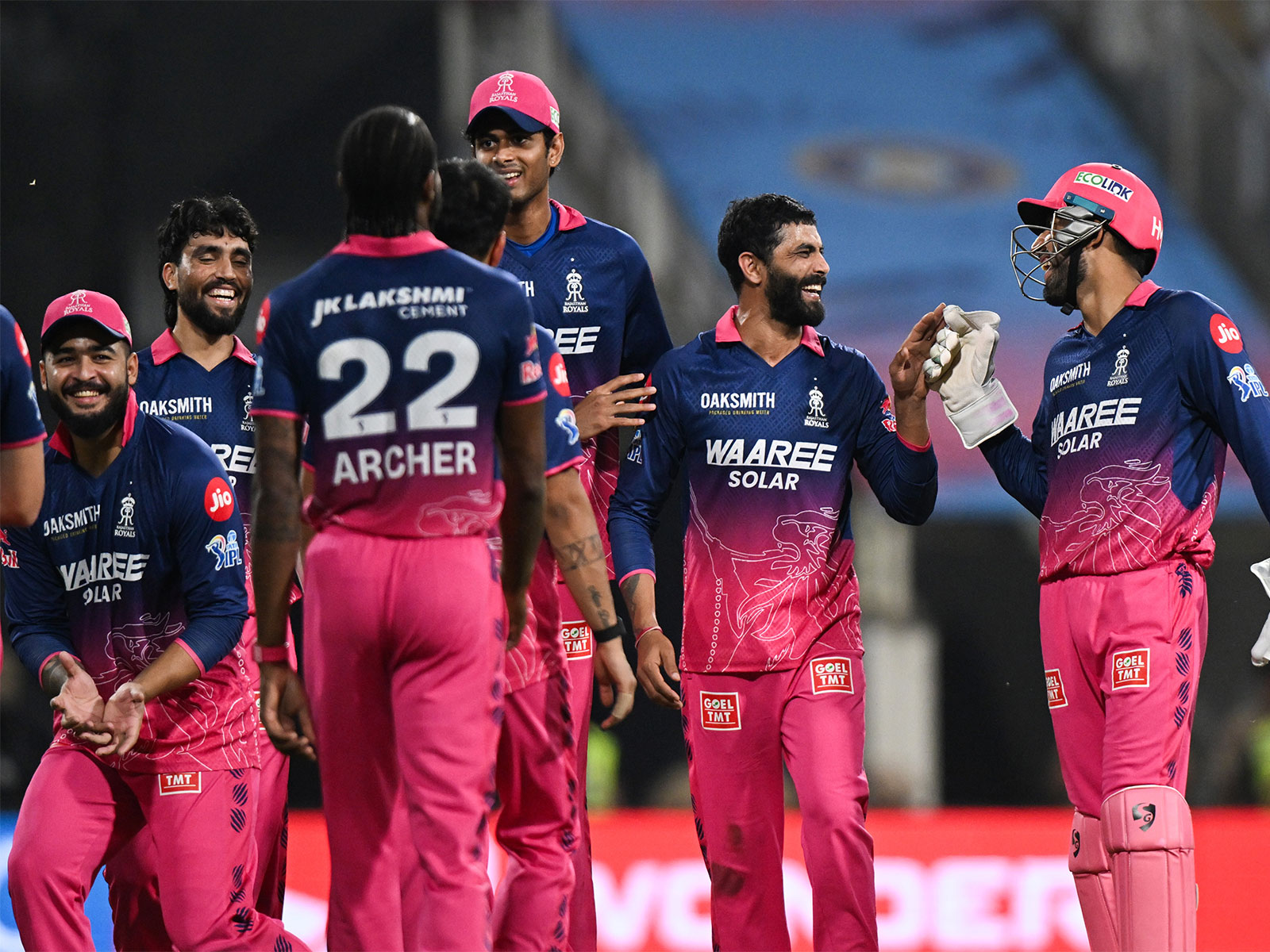 Rajasthan Royals players. (Photo/ANI) Rajasthan Royals players. (Photo/ANI)
