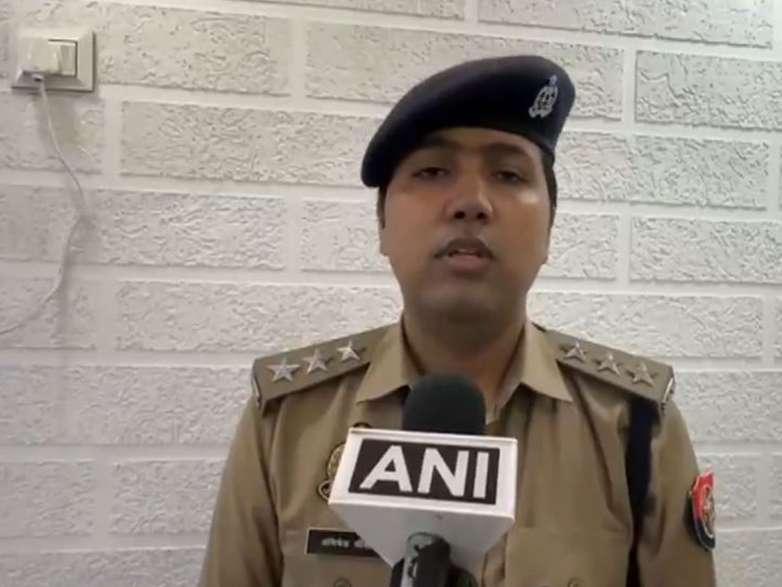 Indirapuram ACP Abhishek Srivastava (Photo/ANI) Indirapuram ACP Abhishek Srivastava (Photo/ANI)