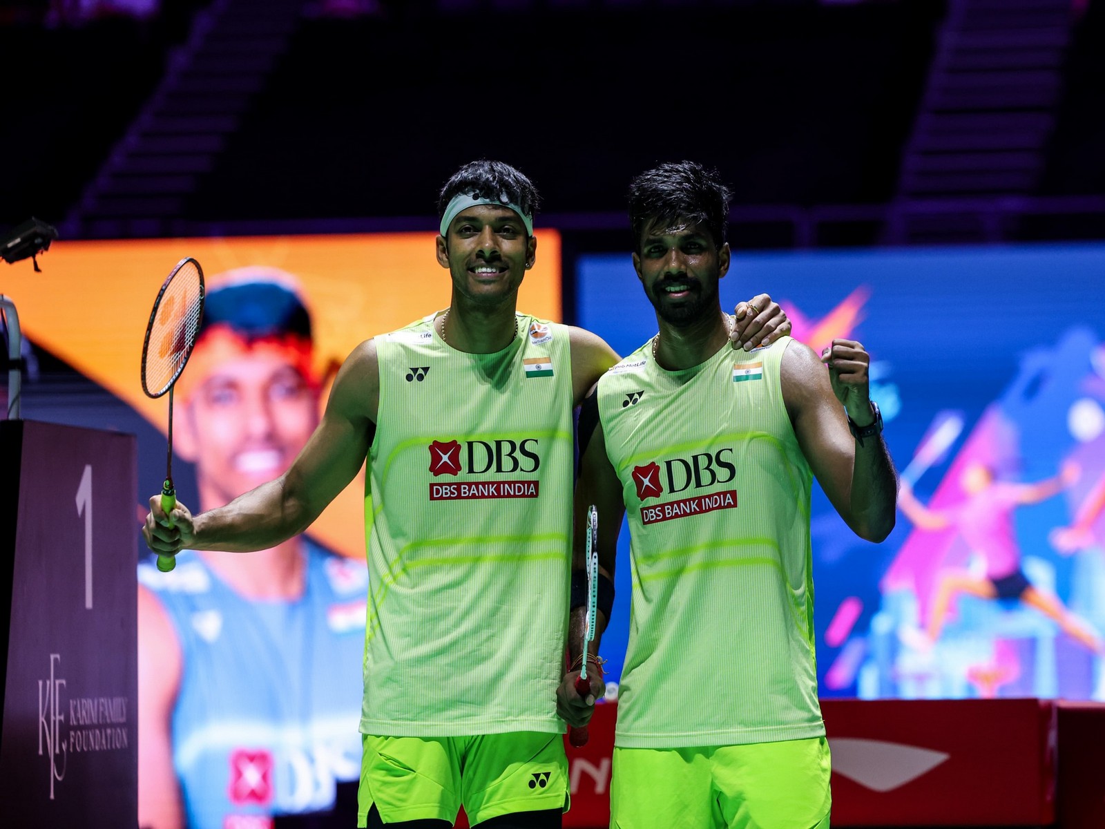 Satwiksairaj Rankireddy (right) and Chirag Shetty (left) (Photo: ANI) Satwiksairaj Rankireddy (right) and Chirag Shetty (left) (Photo: ANI)