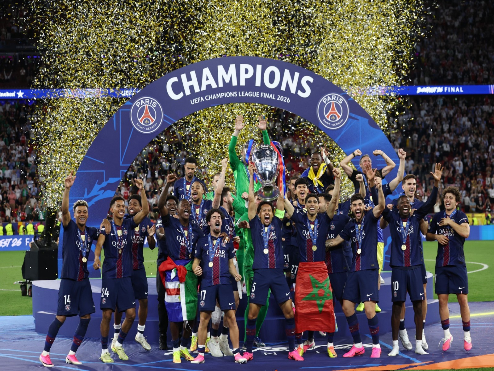 Paris Saint-Germain are champions of UEFA Champions League. (Photo: X/@PSG_English) Paris Saint-Germain are champions of UEFA Champions League. (Photo: X/@PSG_English)