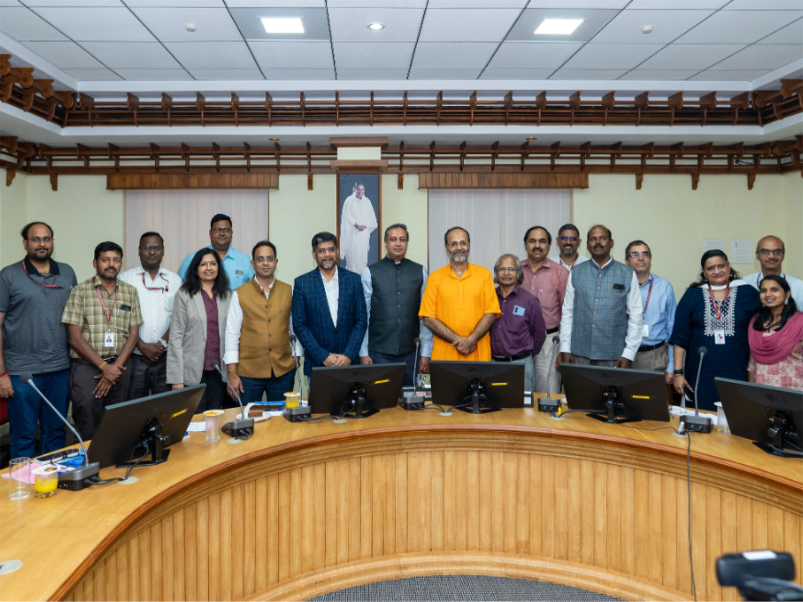 The Amrita Vishwa Vidyapeetham team and the Orion Innovation team during the MOU signing ceremony. The Amrita Vishwa Vidyapeetham team and the Orion Innovation team during the MOU signing ceremony.