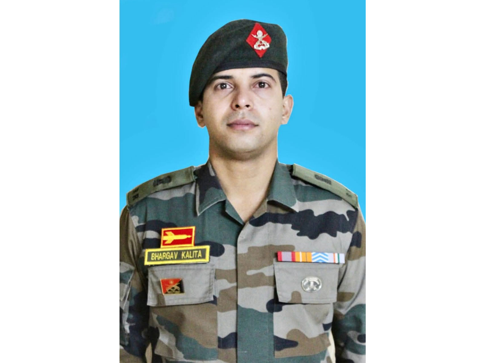 Major Bhargav Kalita (Photo/PRO DEFENCE) Major Bhargav Kalita (Photo/PRO DEFENCE)